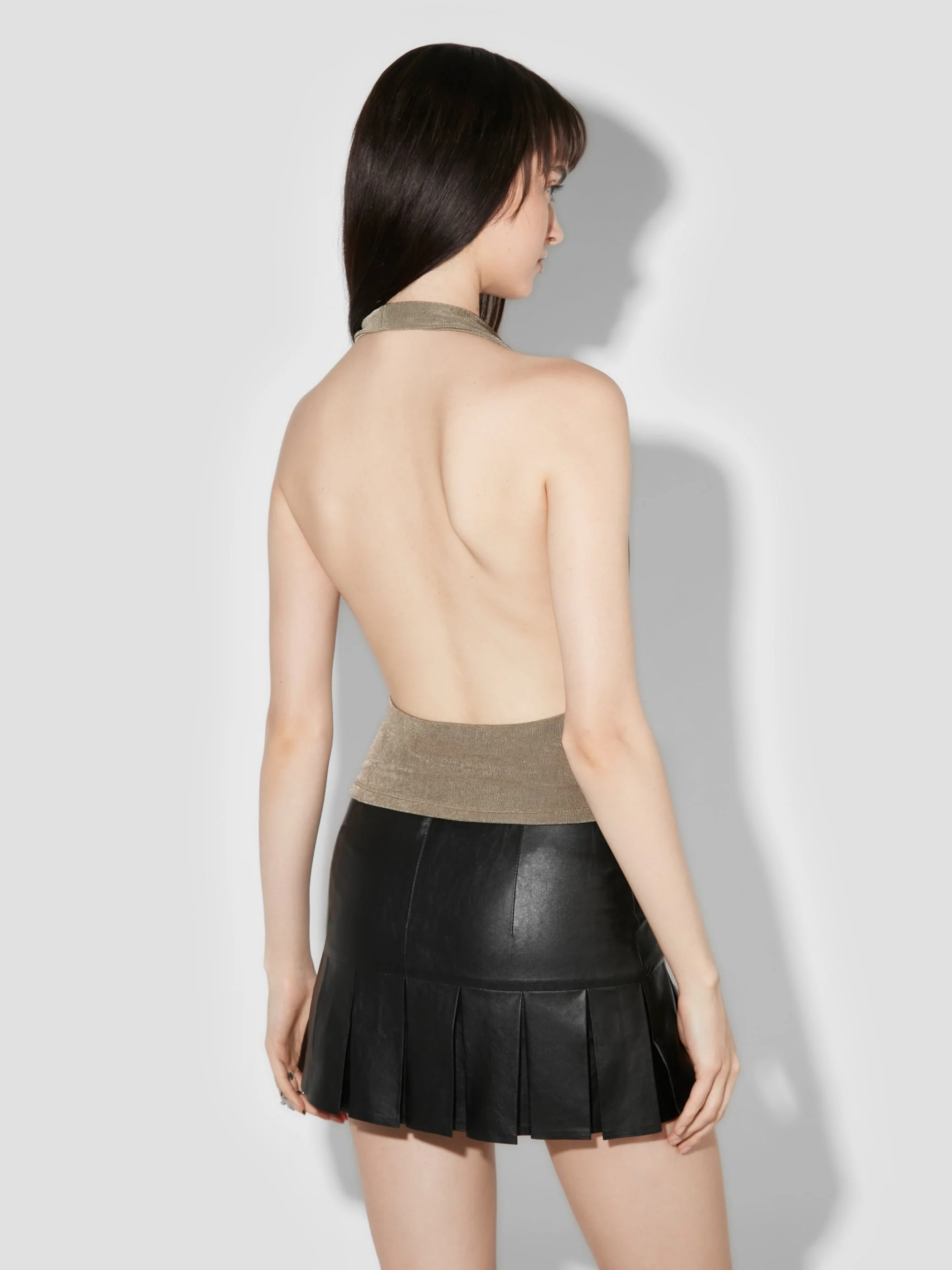COWL NECK TOP SILVER - Image 4