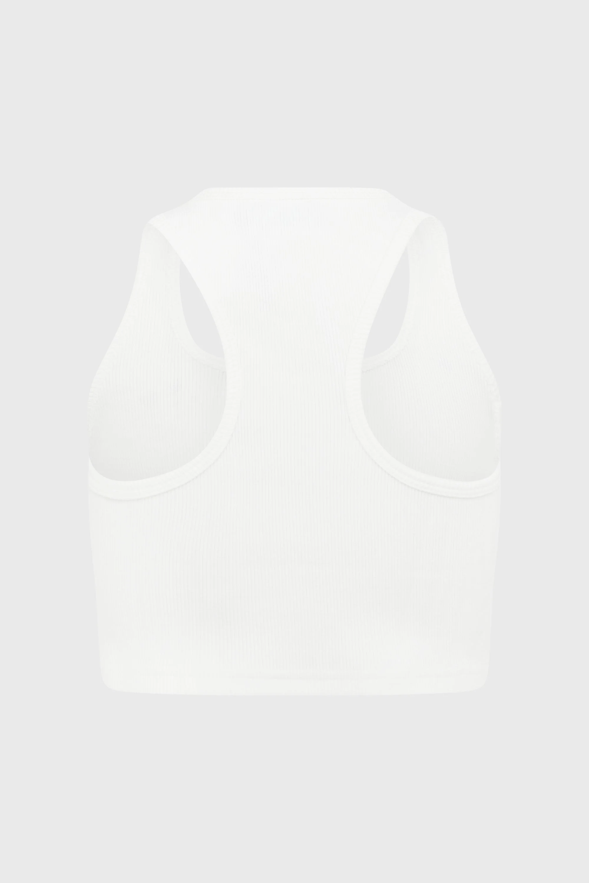 CROPPED M TANK TOP WHITE - Image 3