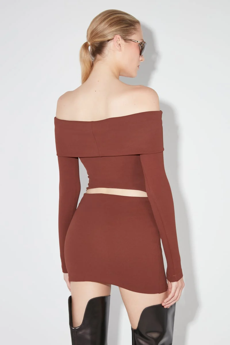 ELENA OFF SHOULDER MINI DRESS - Image 4