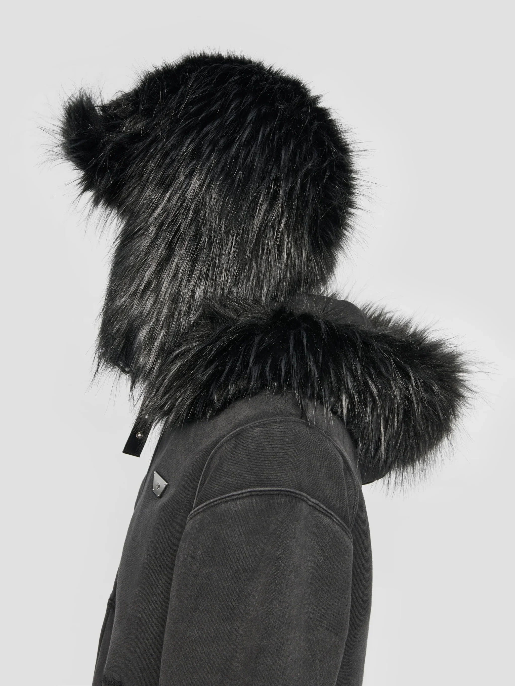 FAUX FUR AVIATOR HAT - Image 3