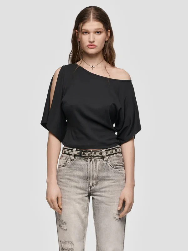 HOLYWOOD BABY TOP BLACK - Image 2