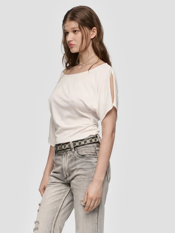 HOLYWOOD BABY TOP WHITE - Image 5