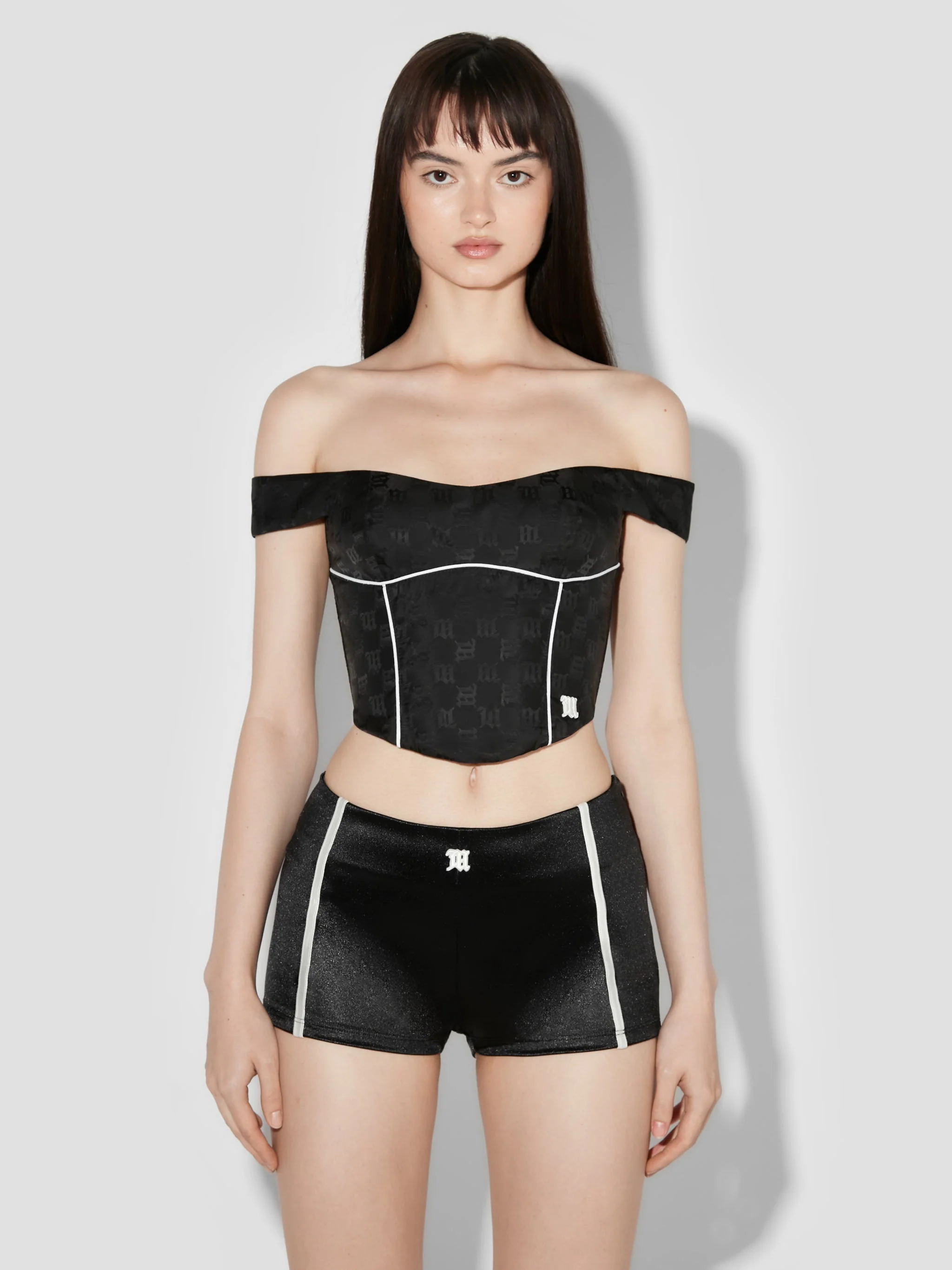 MONOGRAM NYLON CORSET TOP - Image 2