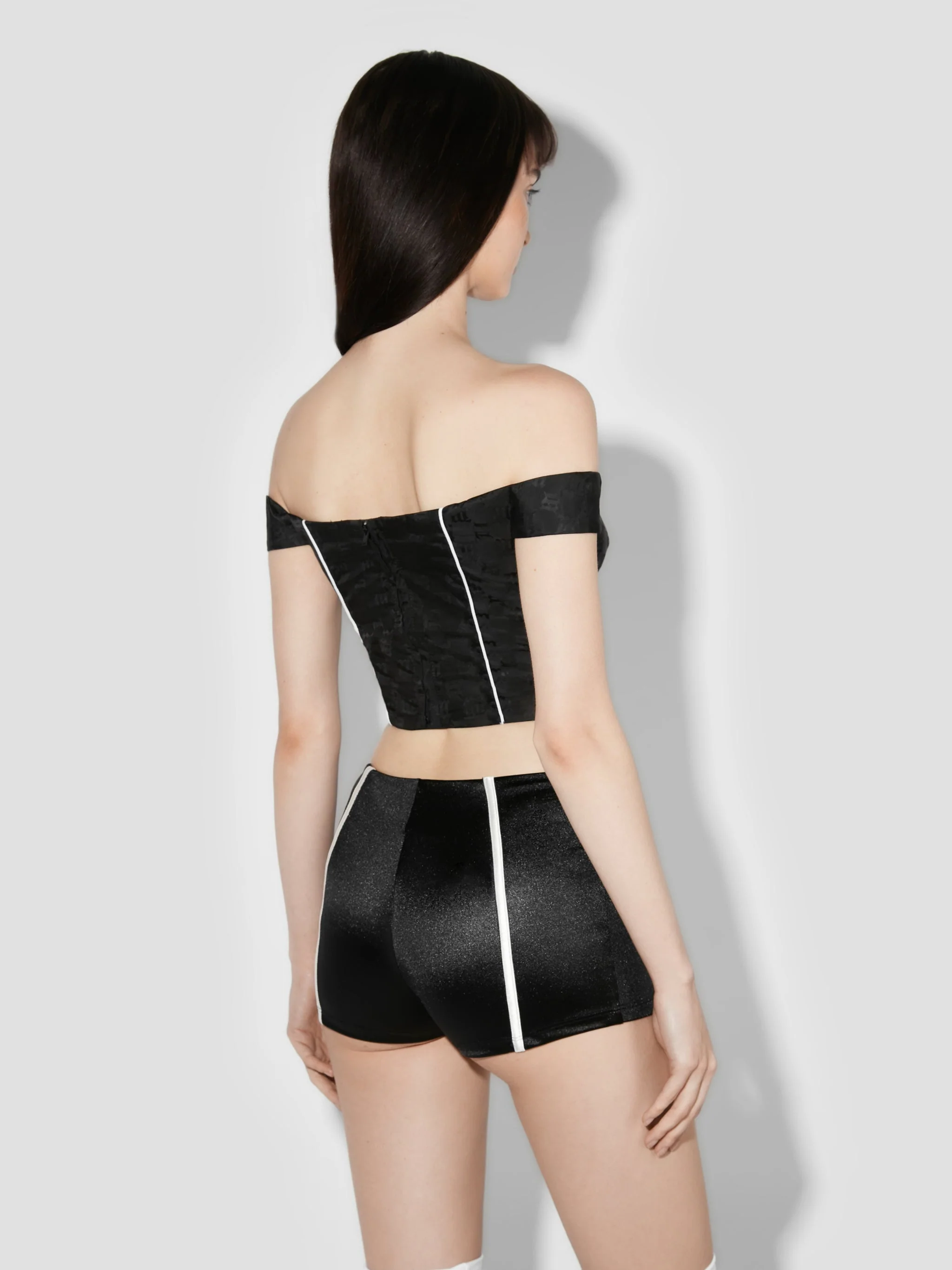 MONOGRAM NYLON CORSET TOP - Image 4