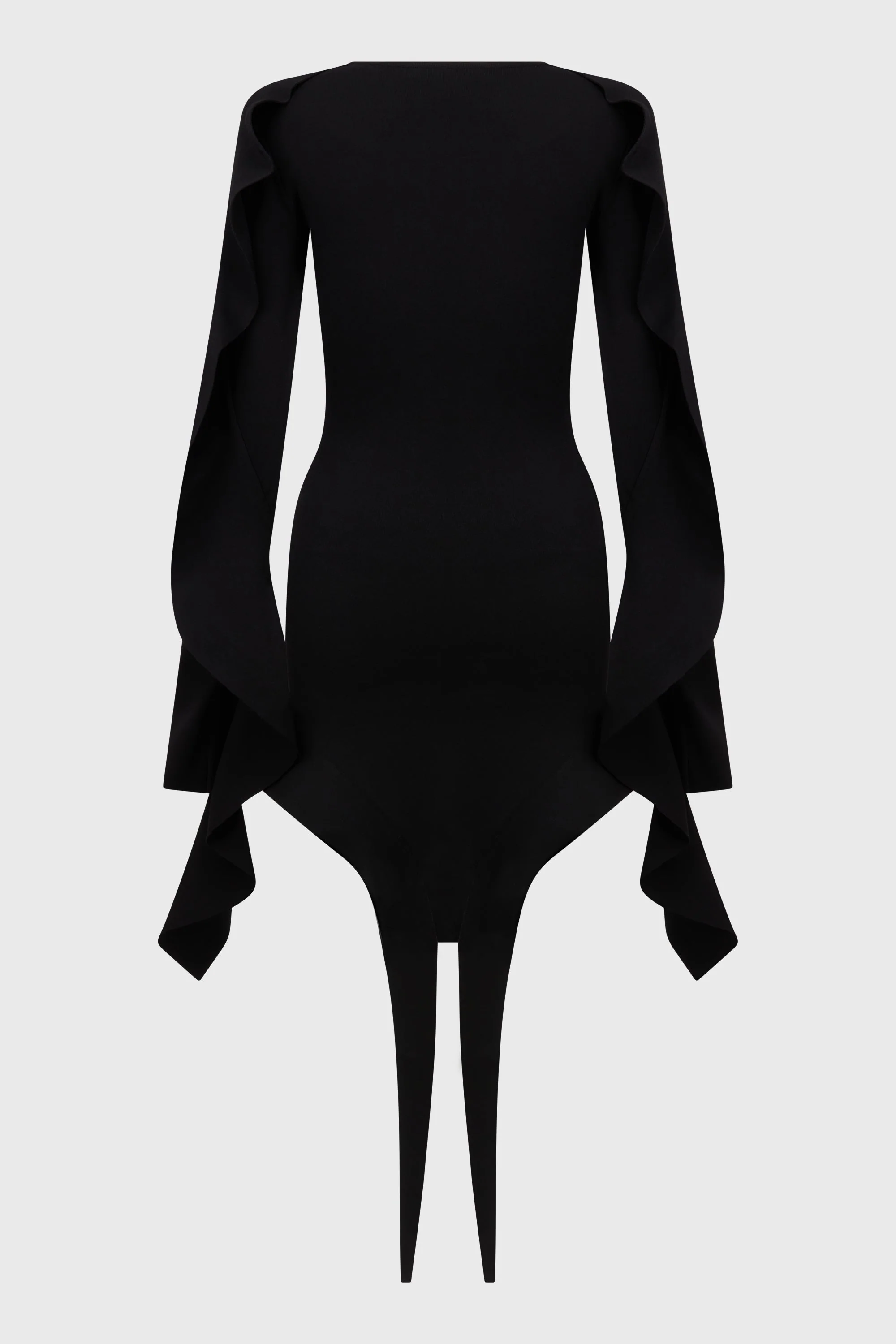 ASYMMETRIC KNITTED DRESS - Image 3