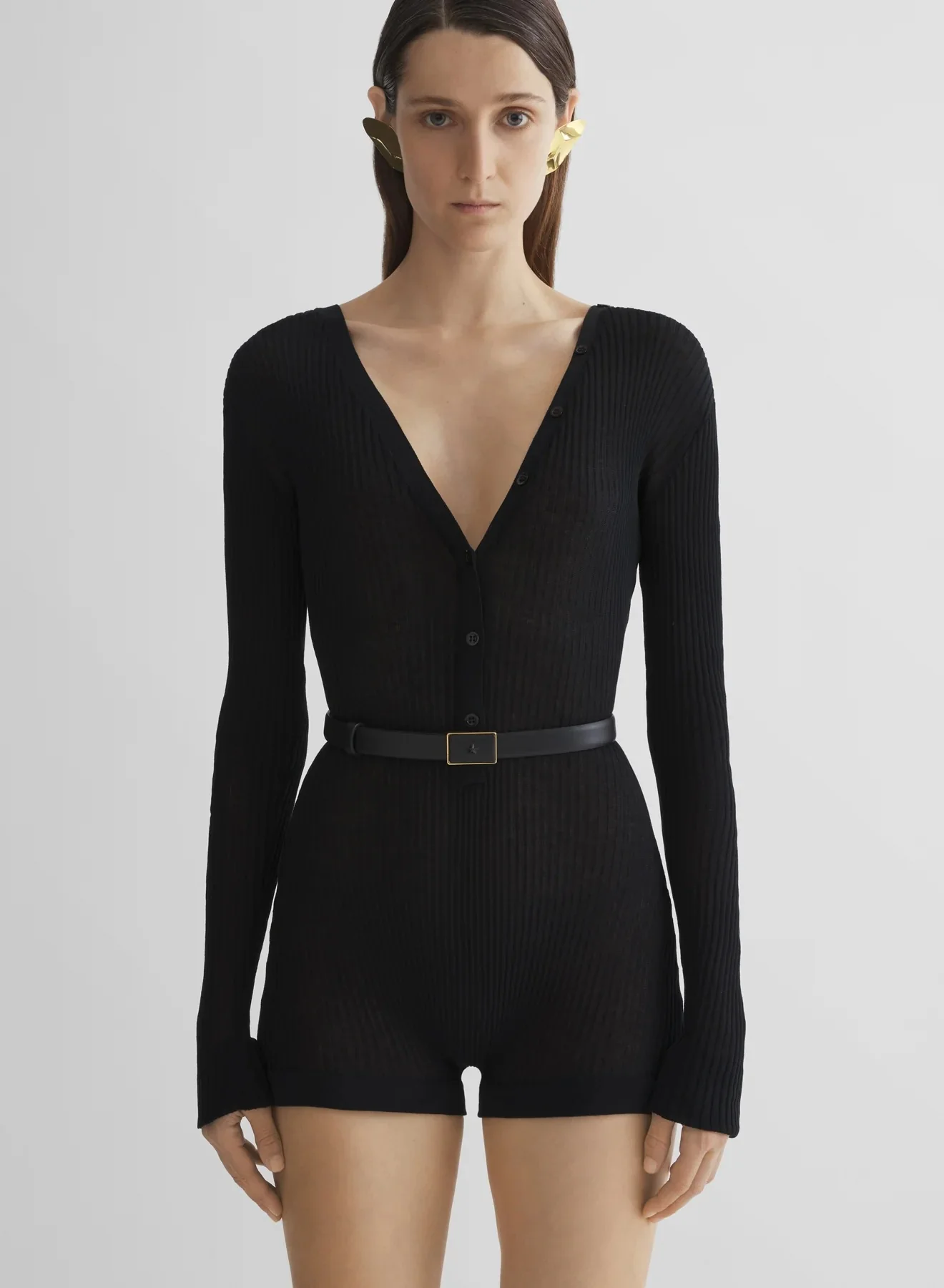KNIT BODYSUIT BLACK - Image 2