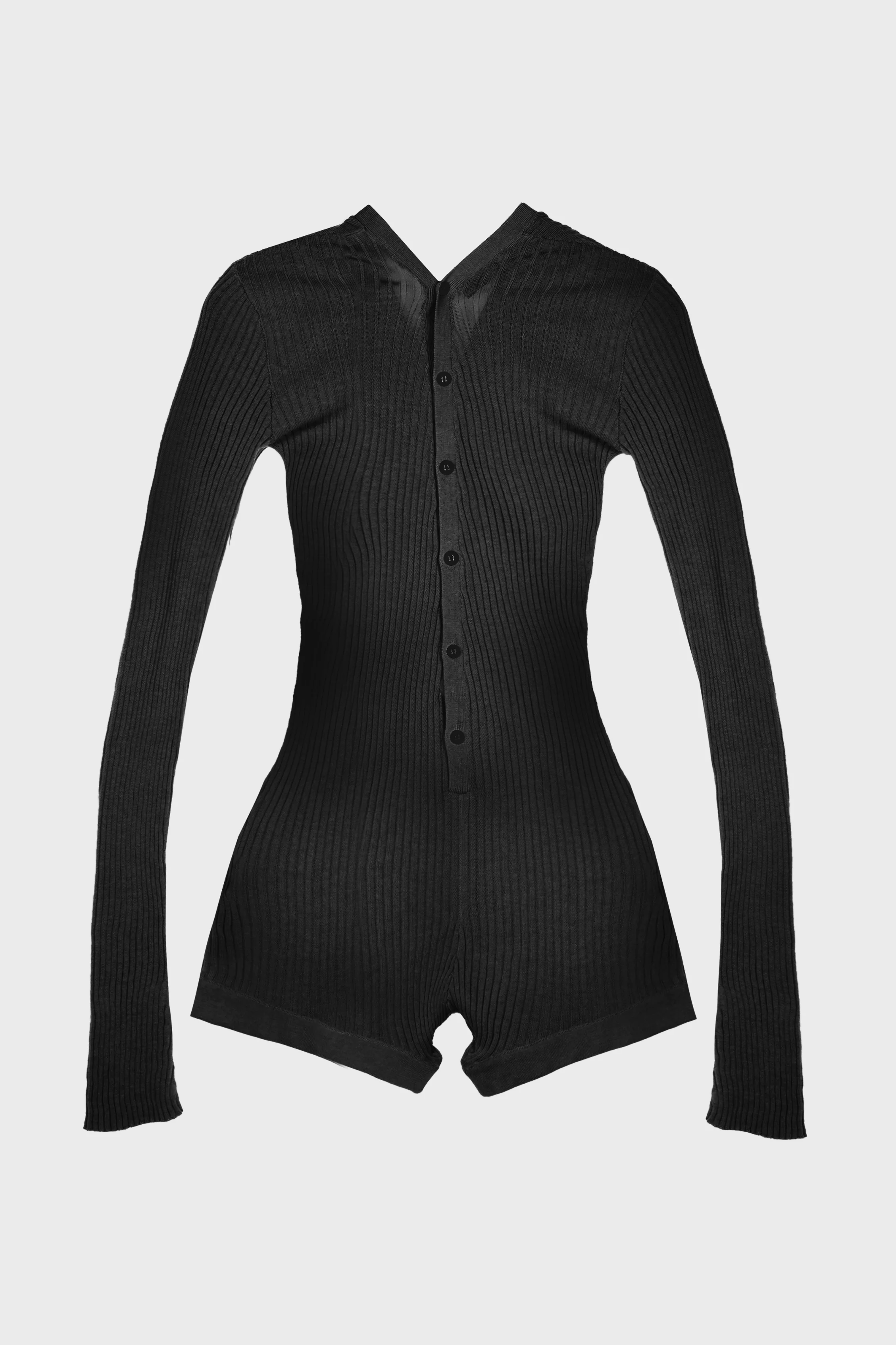 KNIT BODYSUIT BLACK - Image 3