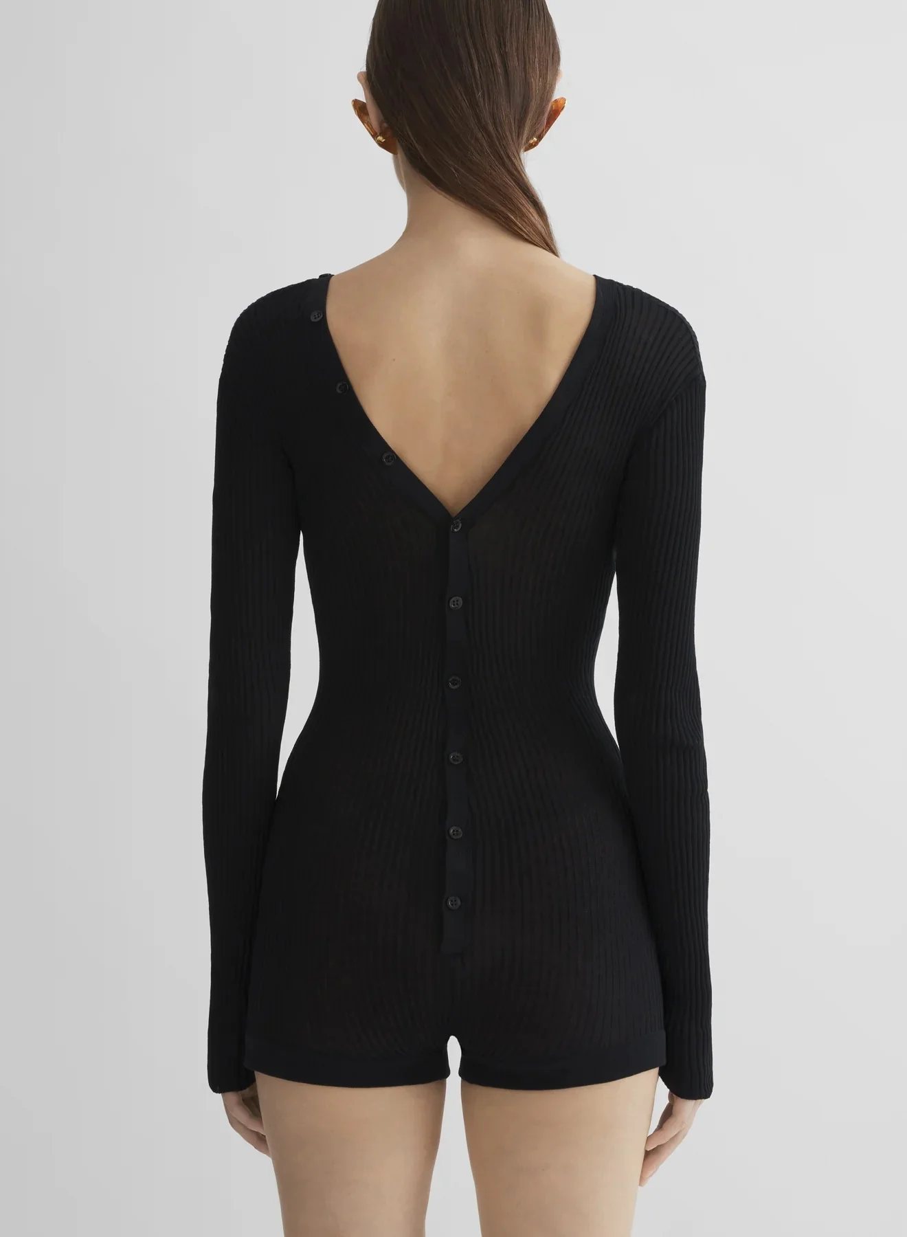 KNIT BODYSUIT BLACK - Image 4