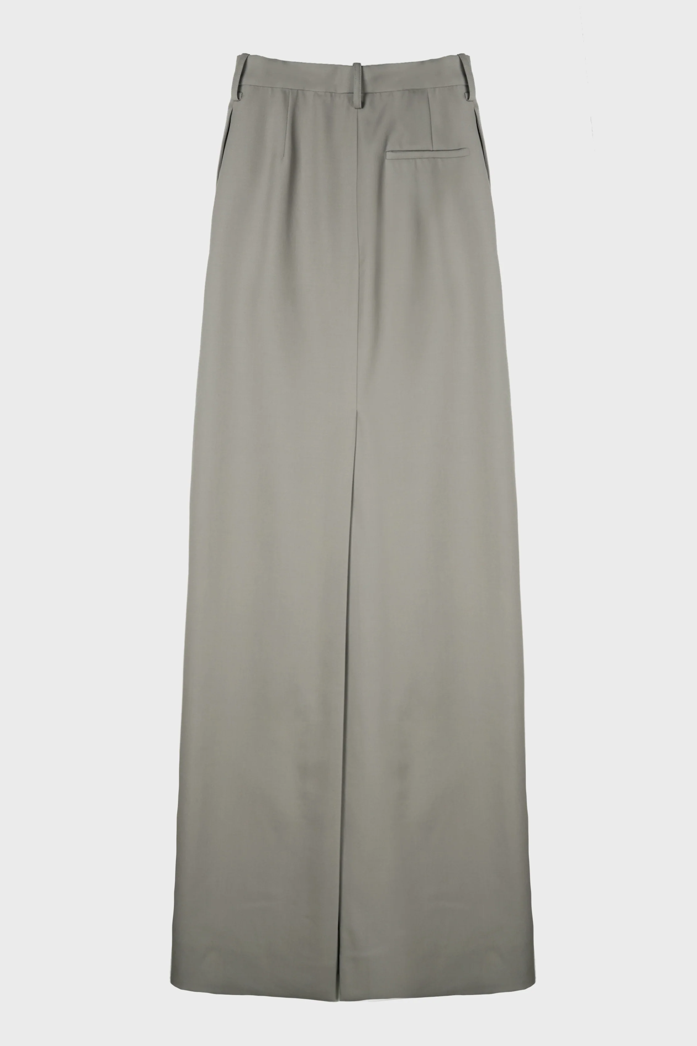 LONG TAILORED SKIRT GREY - Image 3