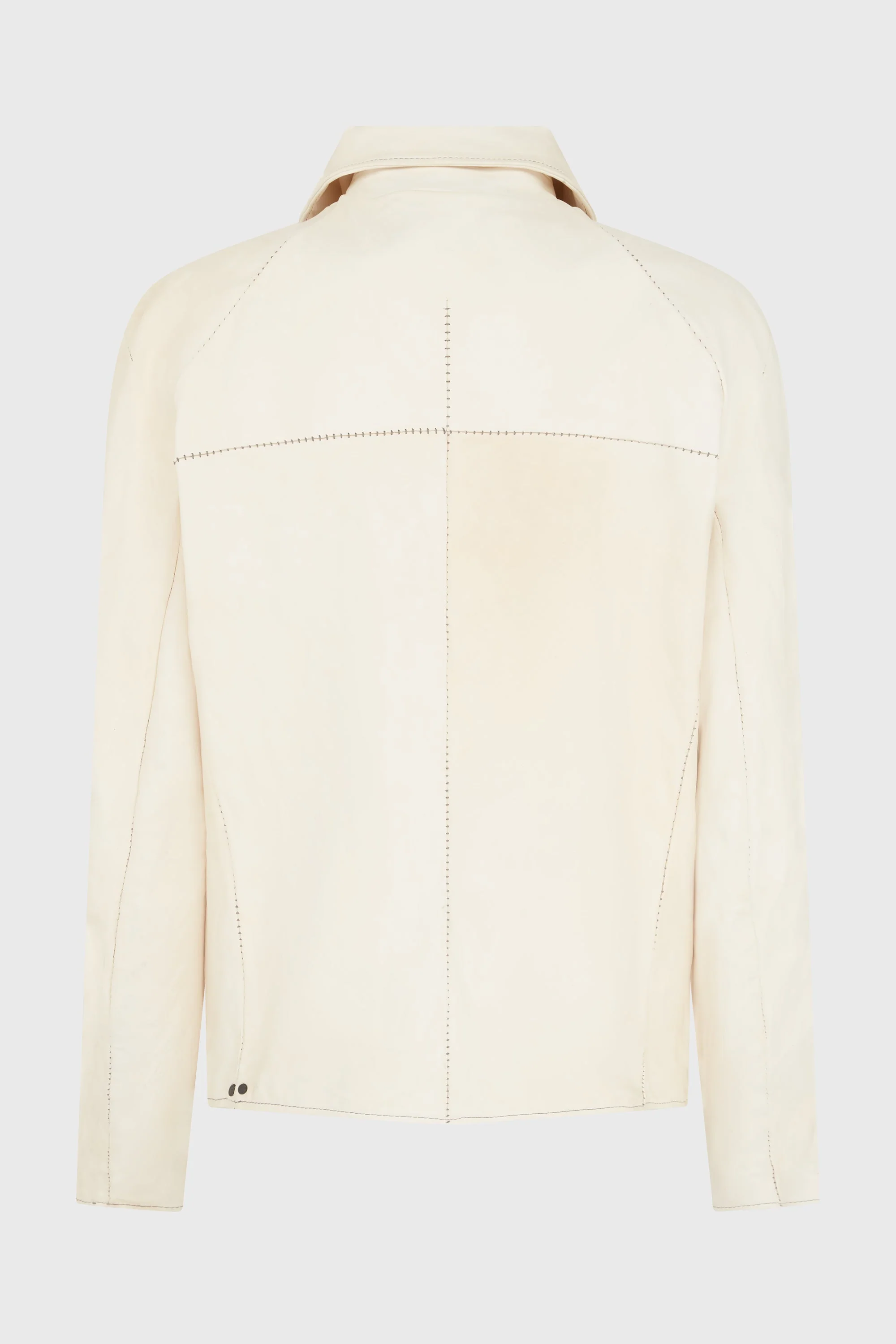 NATURAL HORSE LEATHER BLOUSON - Image 2