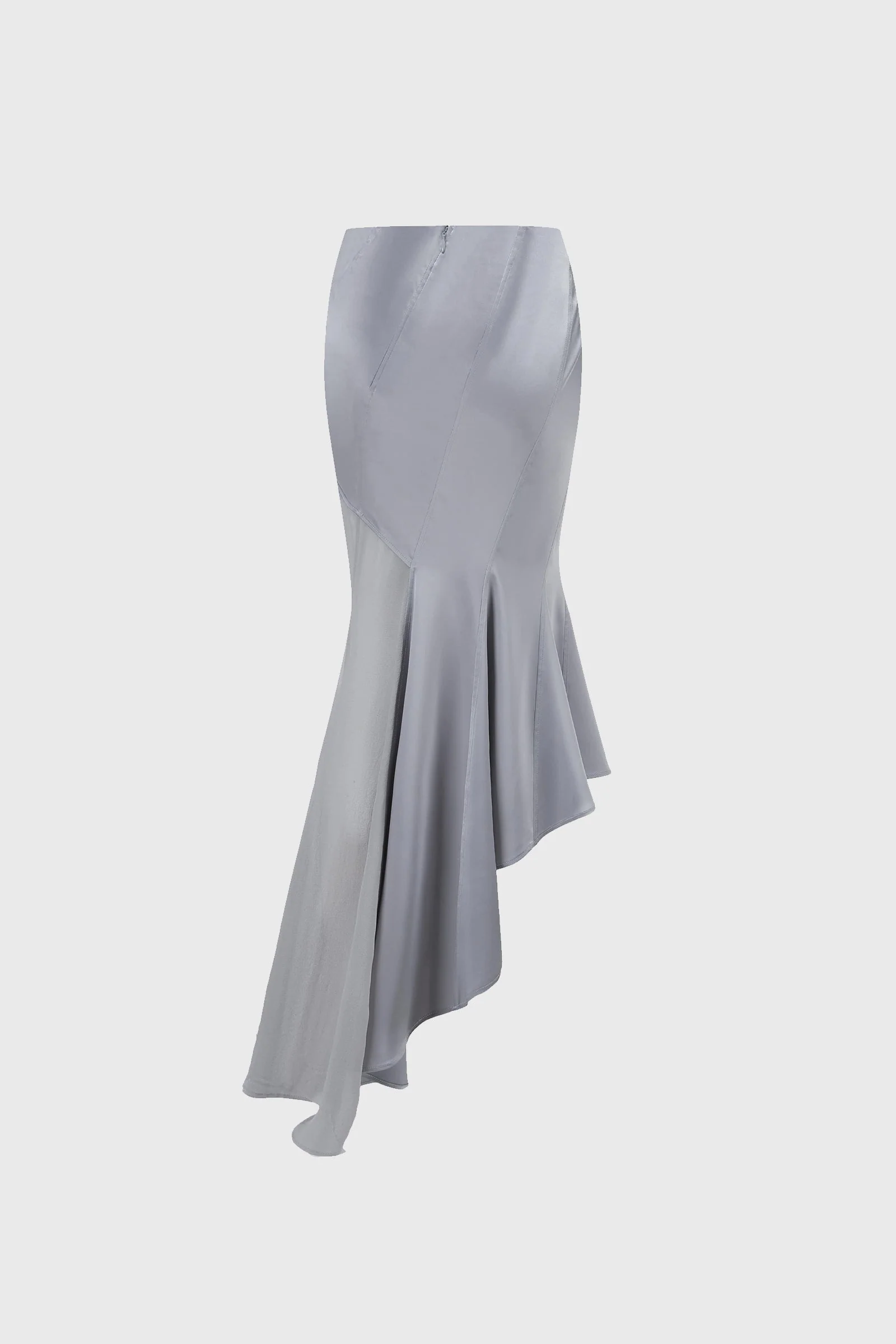 ASYMMETRIC SWIRLED PANELED SKIRT QUARRY - Image 3