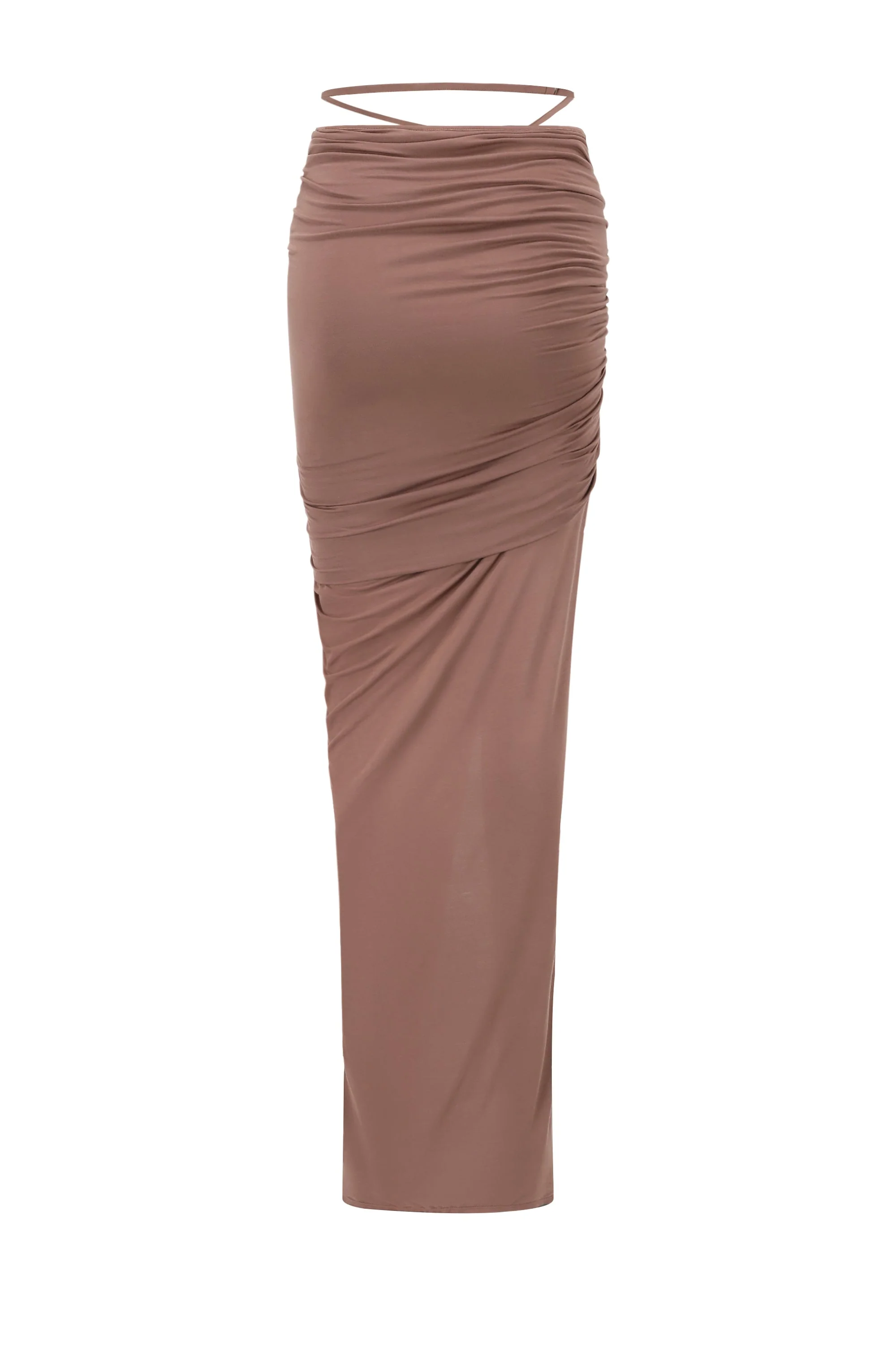 CINCHED ASYMMETRIC JERSEY SKIRT - Image 2