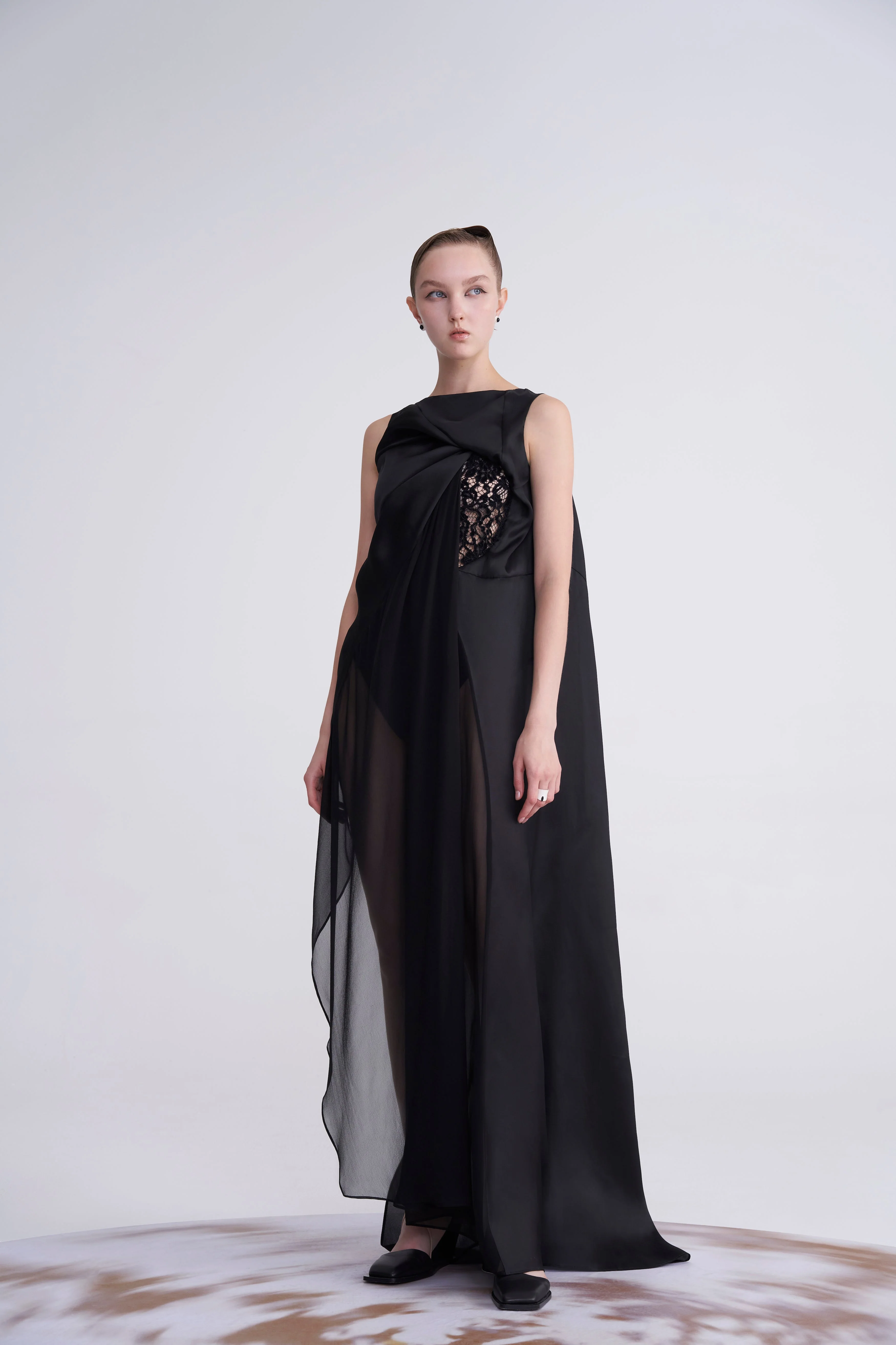 ORGANZA STRUCTURED DRESS - Image 2