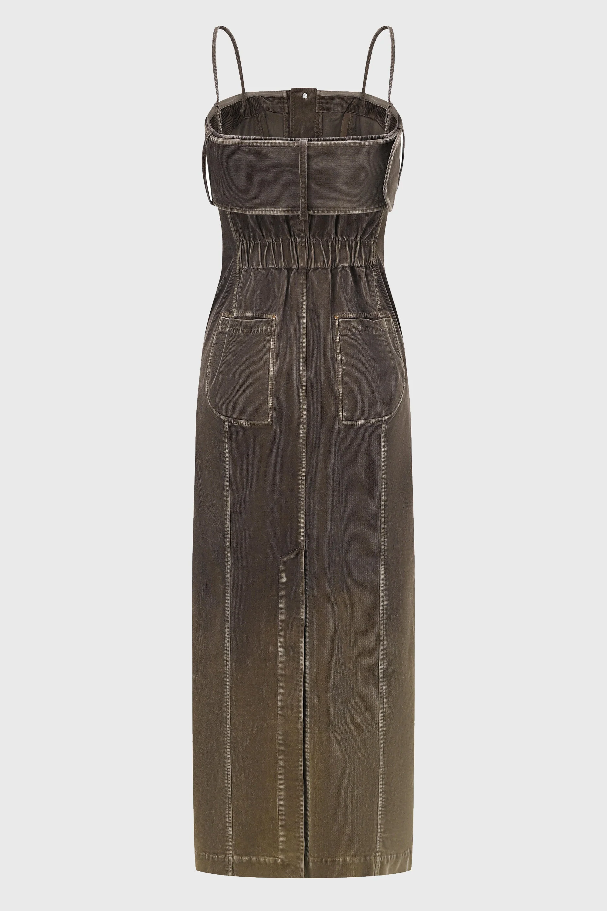 RETRO WASHED BUSTIER DRESS - Image 3