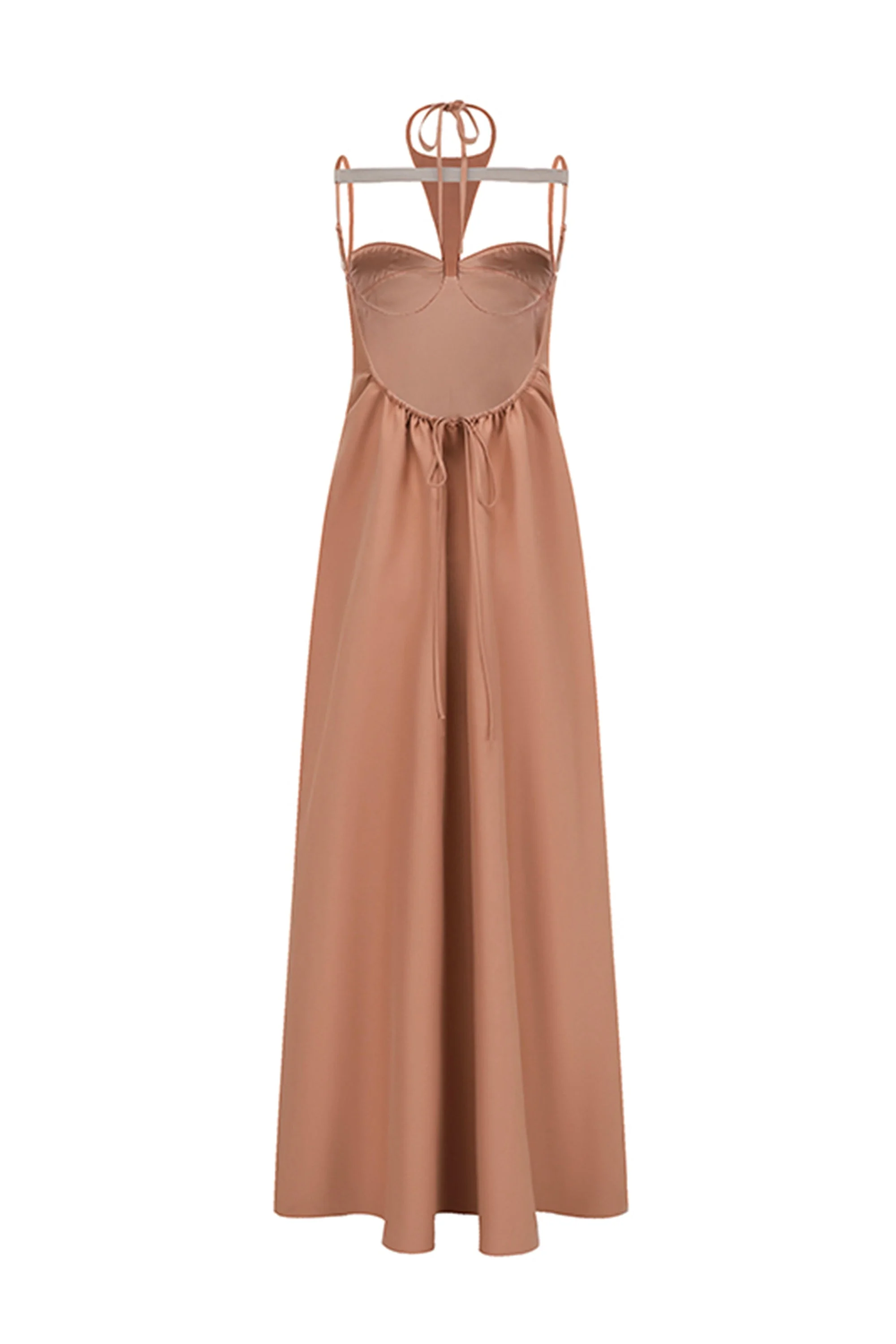 SOFT SHELL HALTER DRESS SHELL PINK - Image 3