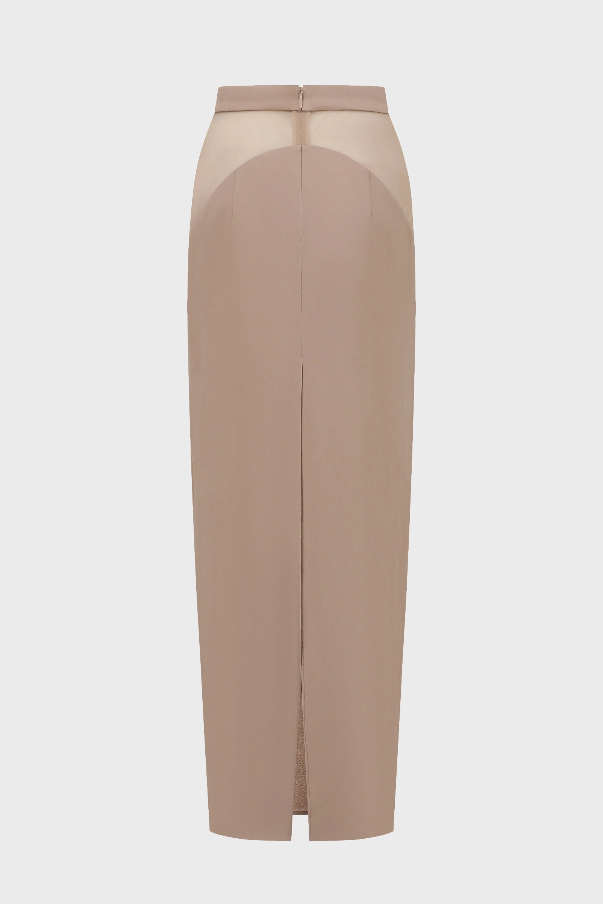 TAILORED PANELED SKIRT PINK MIST - Image 3