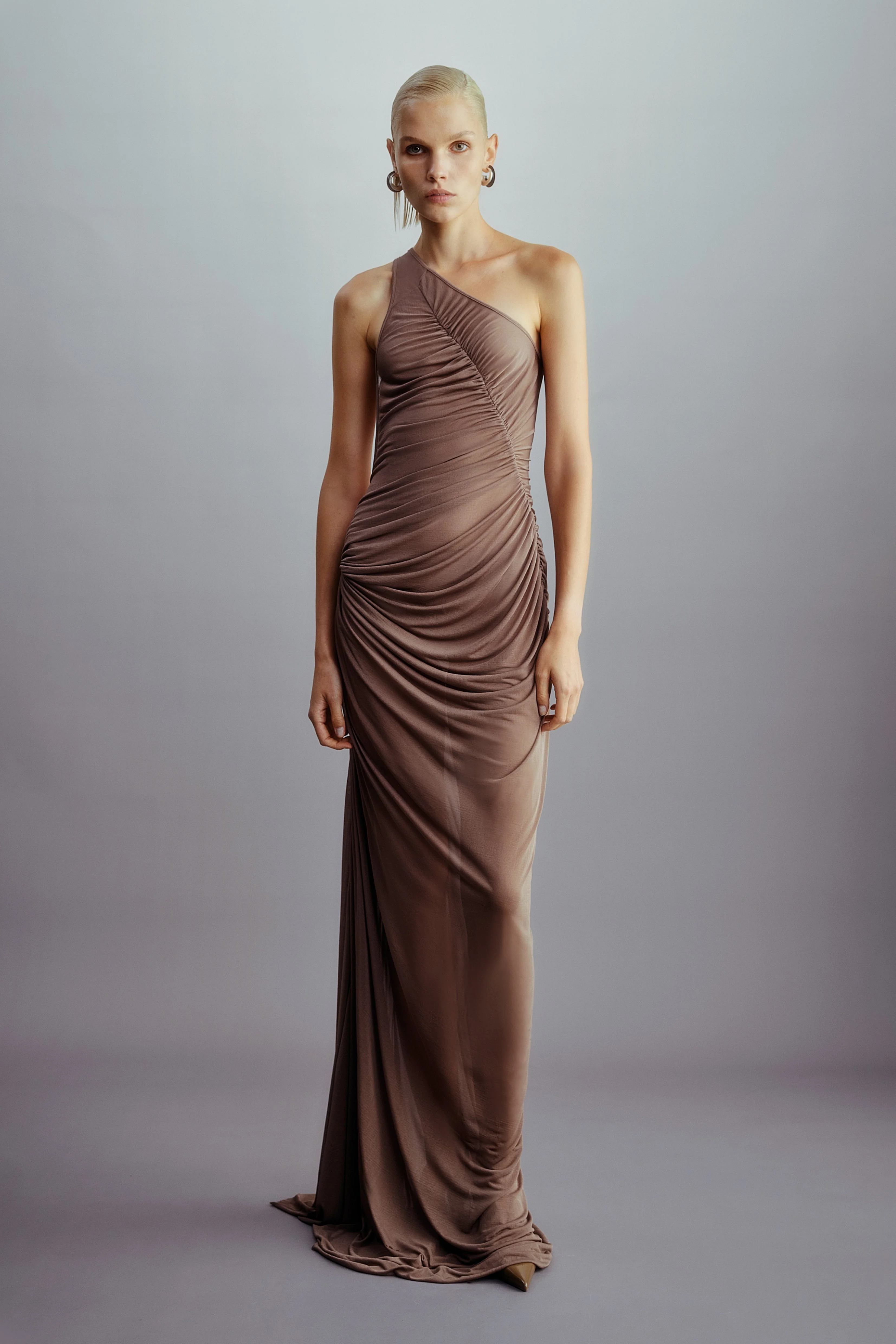 VENUS DRESS MIST GREY - Image 5