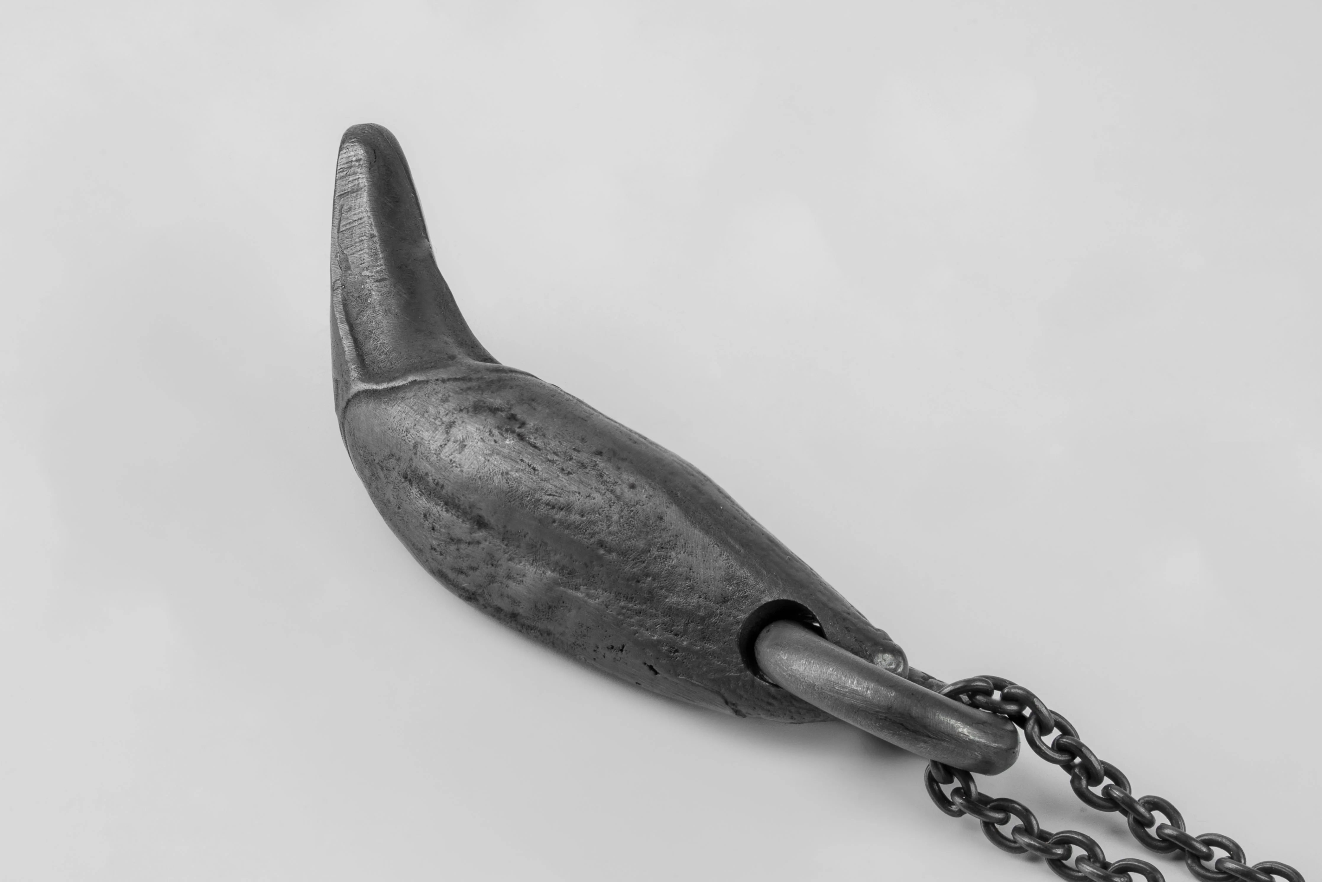 Bear Tooth Necklace Ghost (Small, 0.2 CT, Diamond Slab, KA+DIA) - Image 4