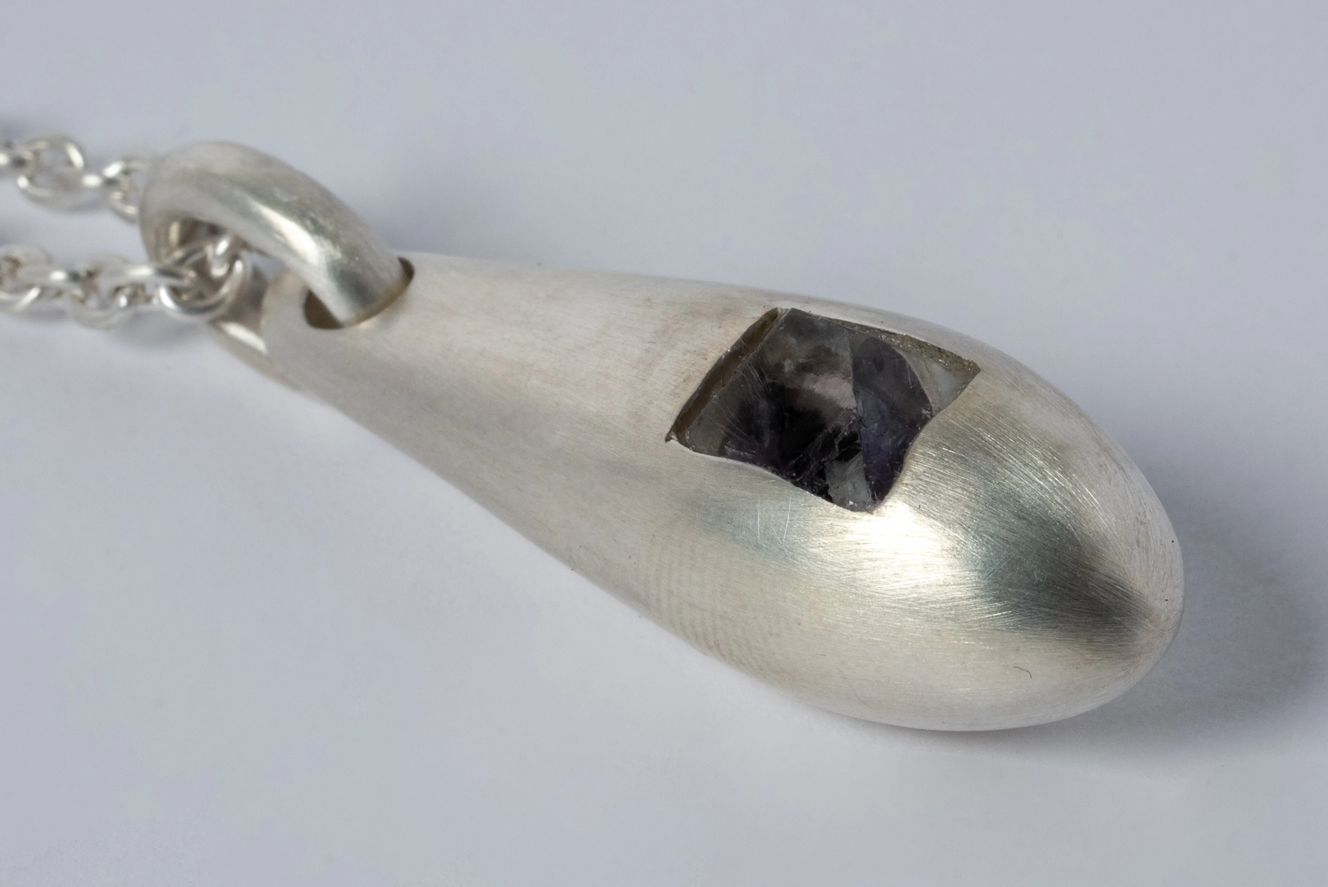 Chrysalis Necklace (Cremaster Emergence, Fluorite, MA+FLO) - Image 2