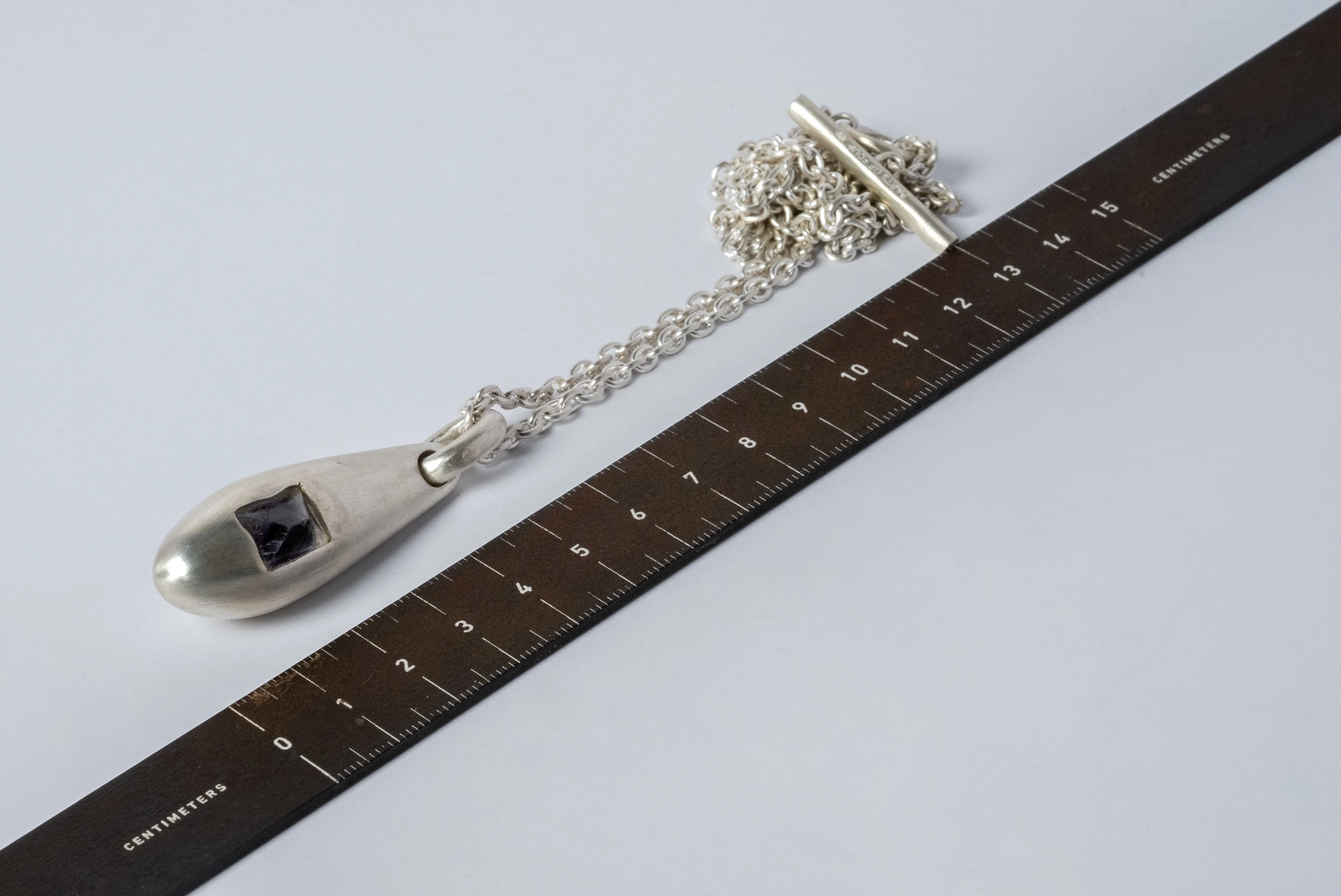 Chrysalis Necklace (Cremaster Emergence, Fluorite, MA+FLO) - Image 4