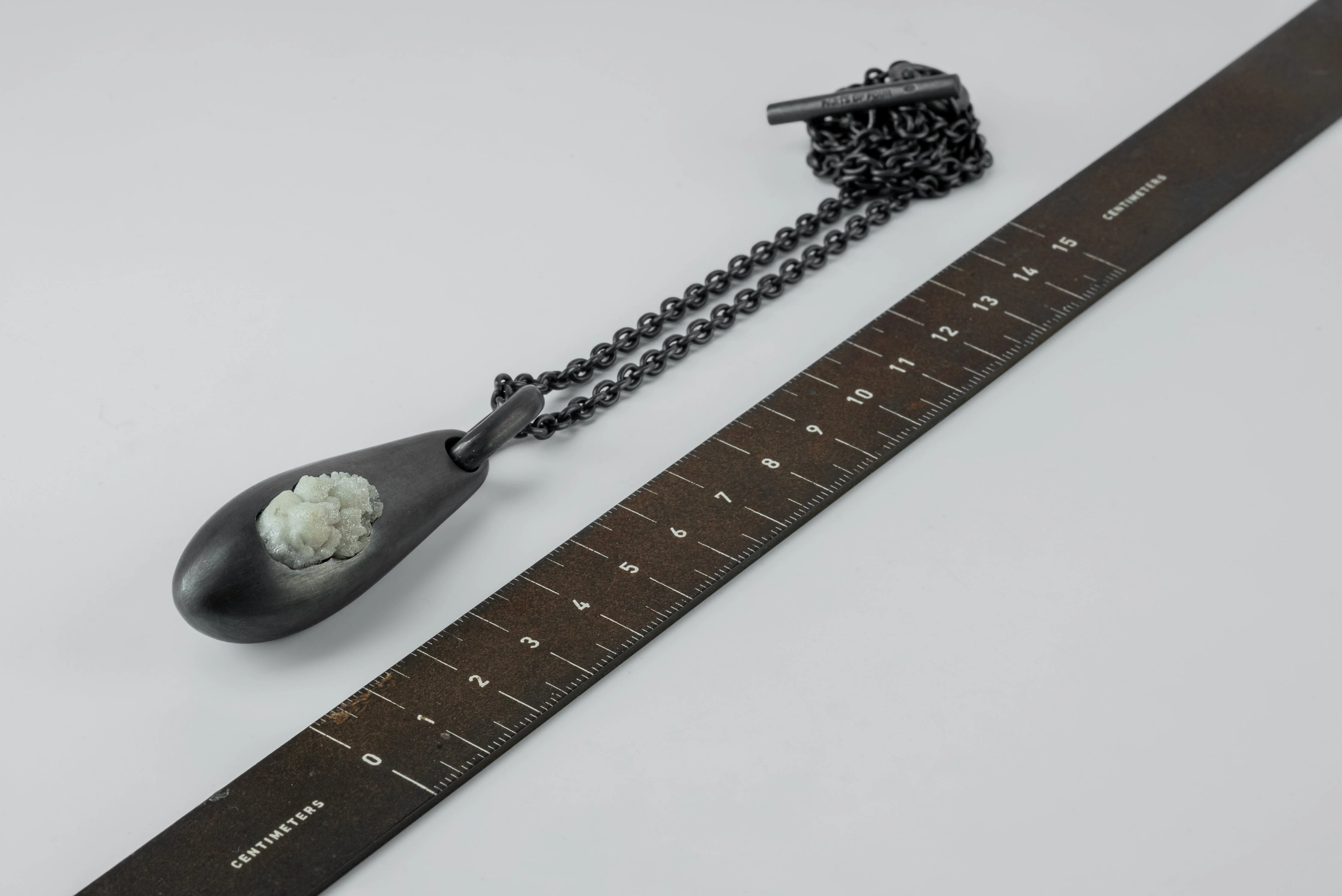 Chrysalis Necklace (Cremaster Emergence, Zincite, KA+ZIN) - Image 5