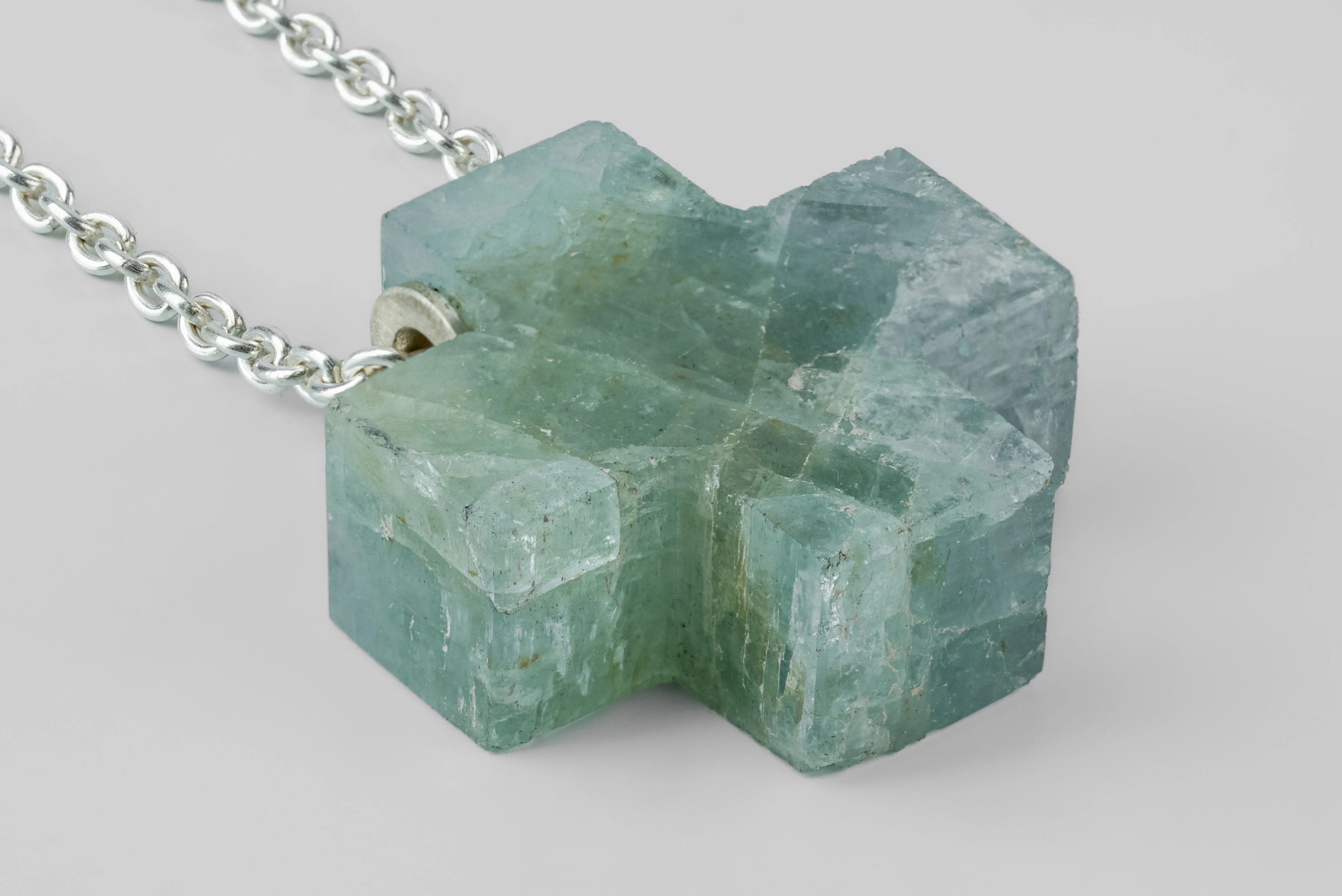 Mini Plus Necklace (Aquamarine, MA+AQU) - Image 2