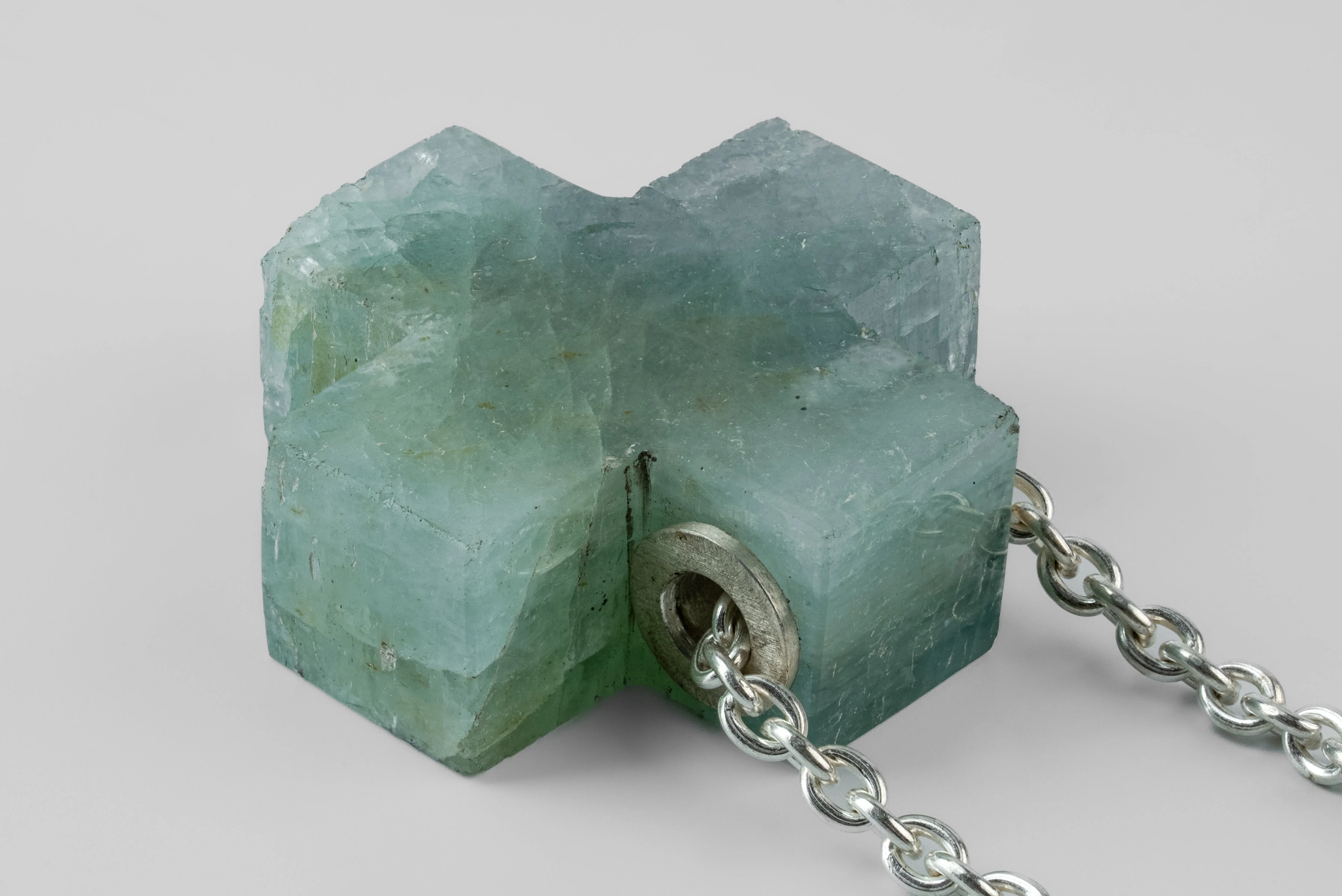 Mini Plus Necklace (Aquamarine, MA+AQU) - Image 3
