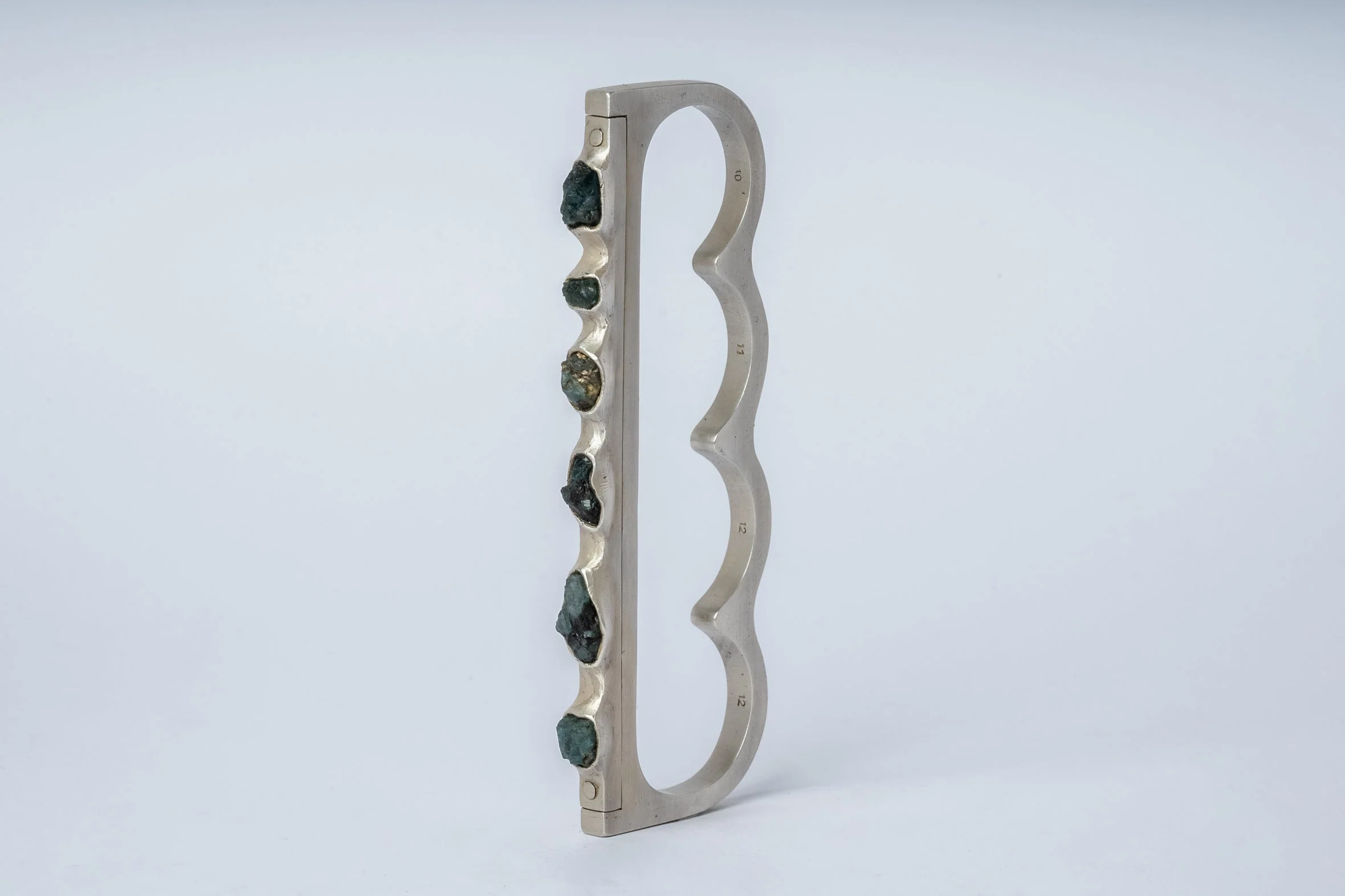 Plate Ring Four Finger (Terrestrial Surfaced, 4mm, DA+GRAN) - Image 2