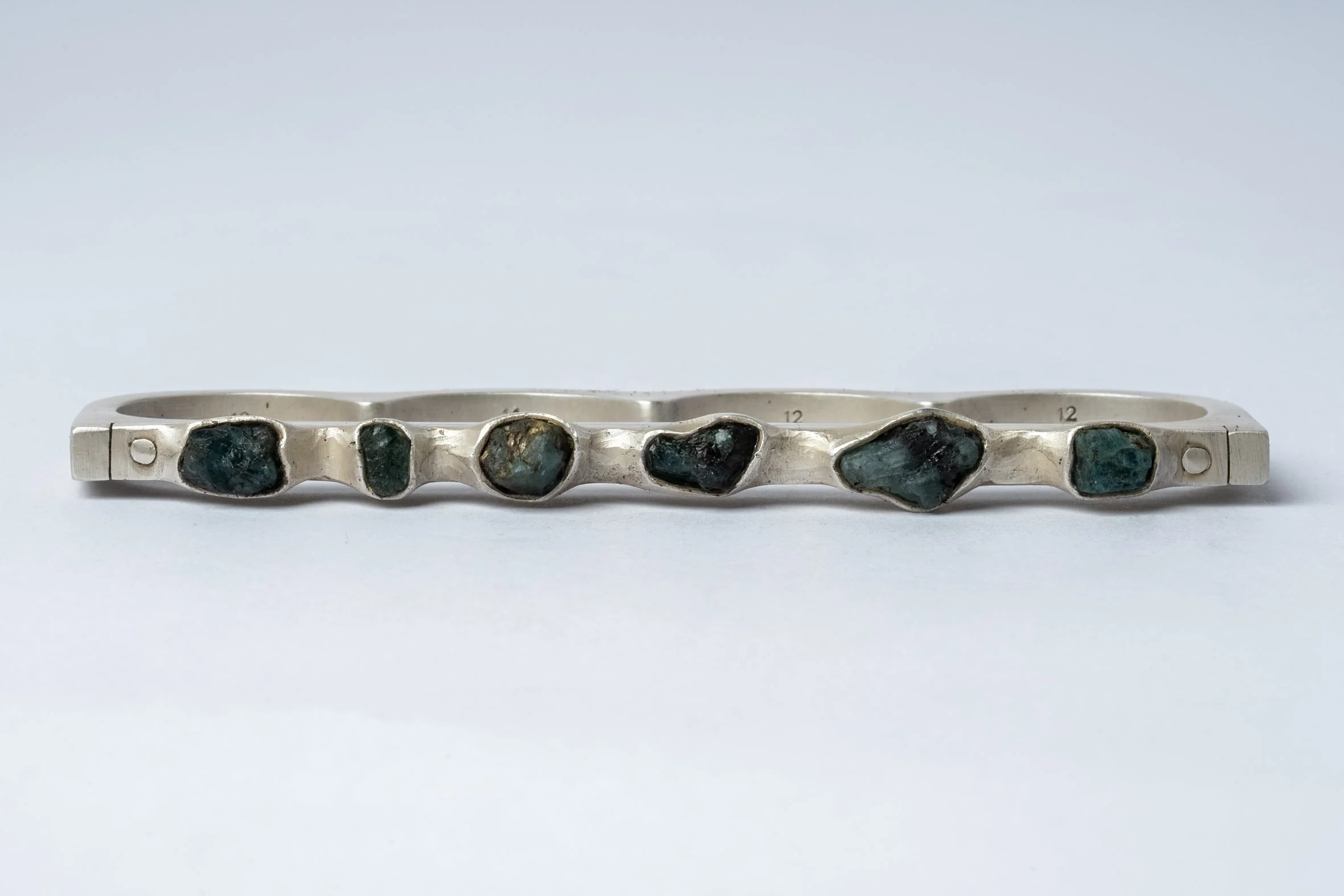 Plate Ring Four Finger (Terrestrial Surfaced, 4mm, DA+GRAN) - Image 3