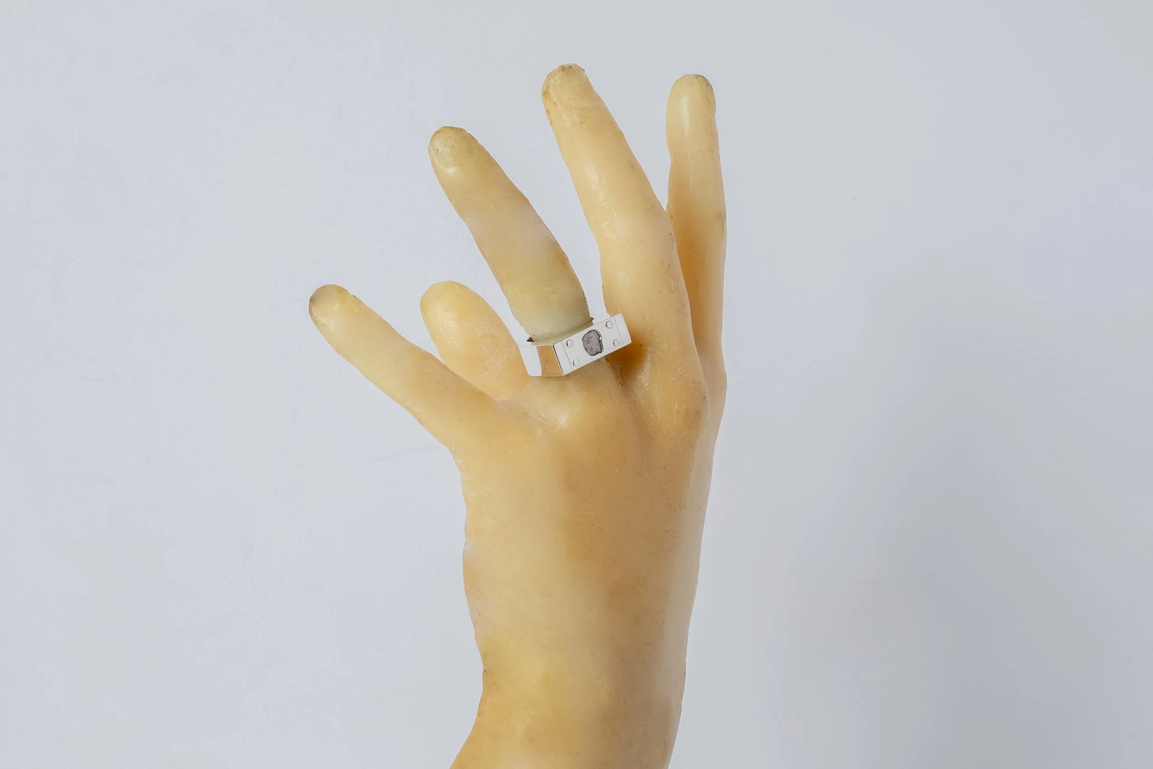 Plate Ring Single (0.2 CT, Diamond Slab, 9mm, PA+DIA) - Image 4