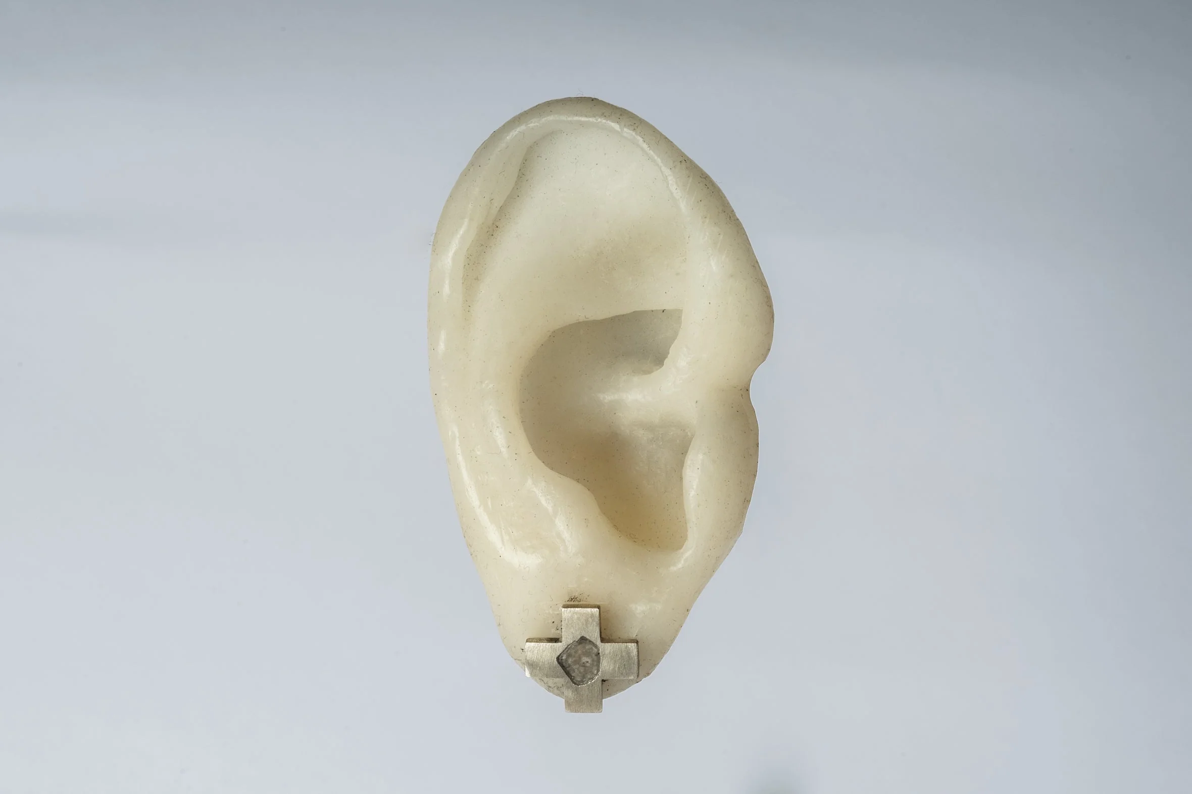 Plus Earring (0.2 CT, Diamond Slab,12mm, MA+DIA) - Image 5