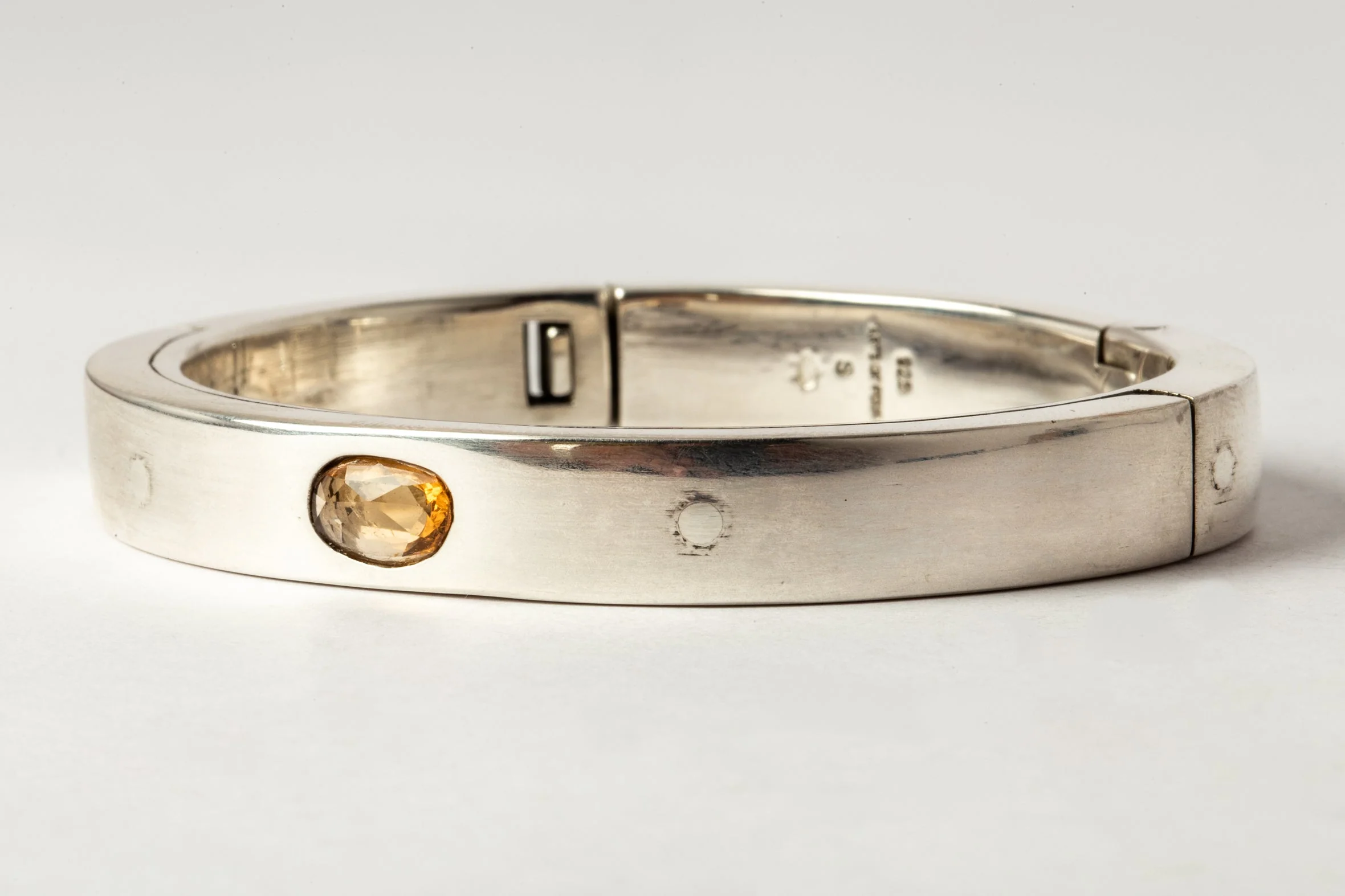Sistema Bracelet v2 (1.0 CT, Orange Sapphire Faceted Slab, 9mm) - Image 6