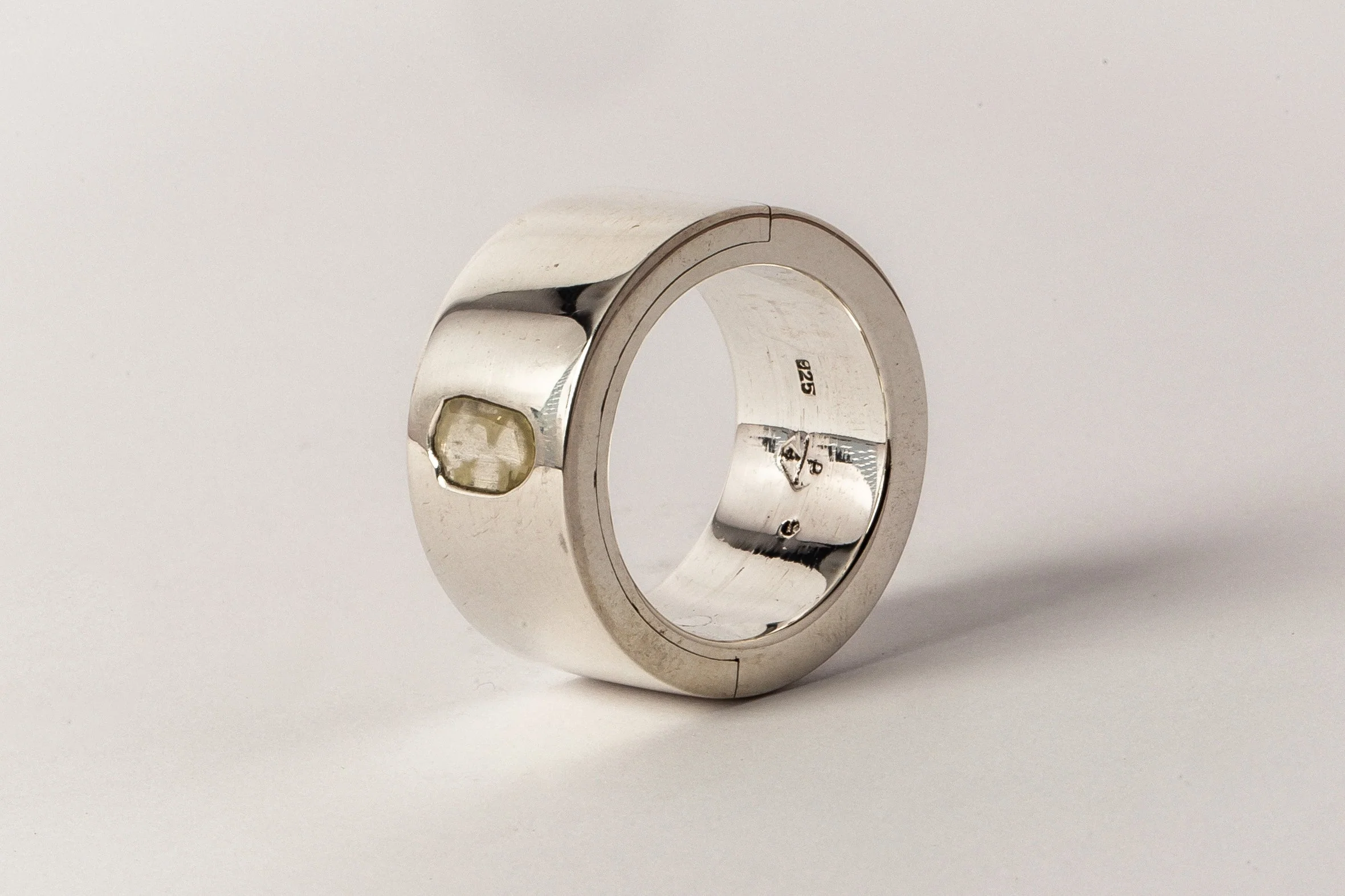 Sistema Ring (0.2 CT, Yellow Diamond Slab, 12mm, PA+YDIA) - Image 2