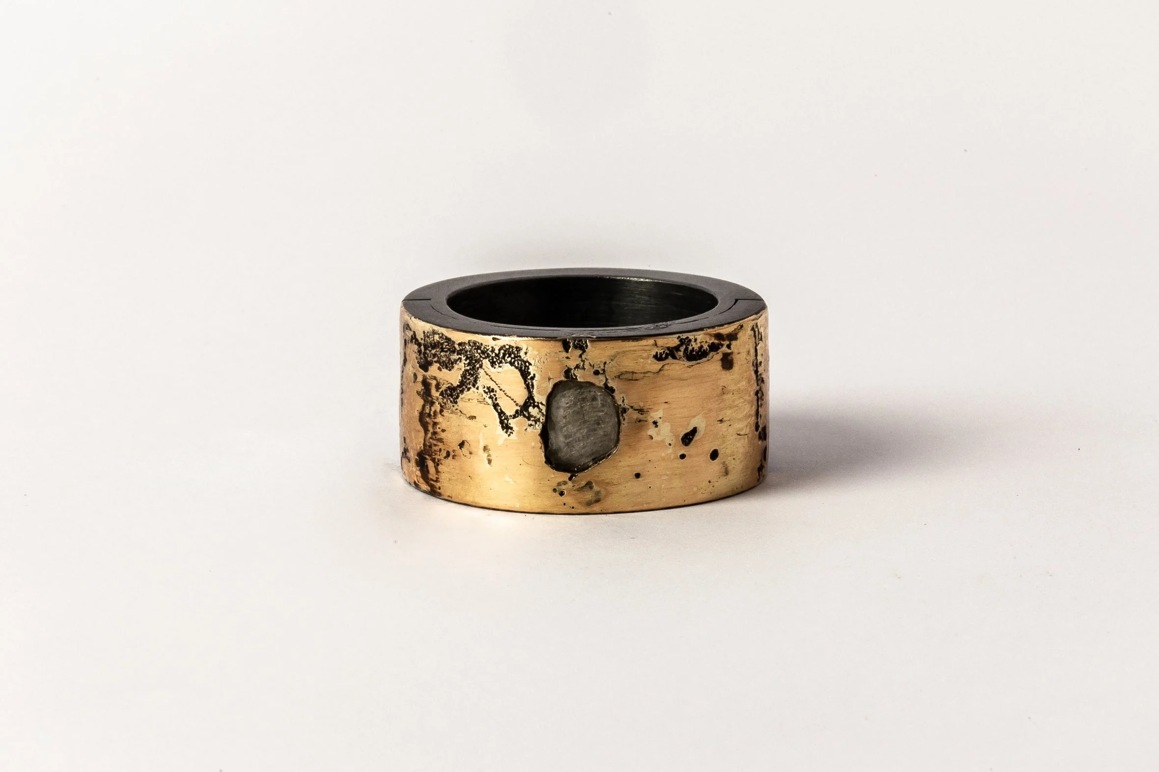 Sistema Ring (Fuse, 0.2 CT, Yellow Diamond Slab, 12mm, KA18K+YDIA) - Image 3