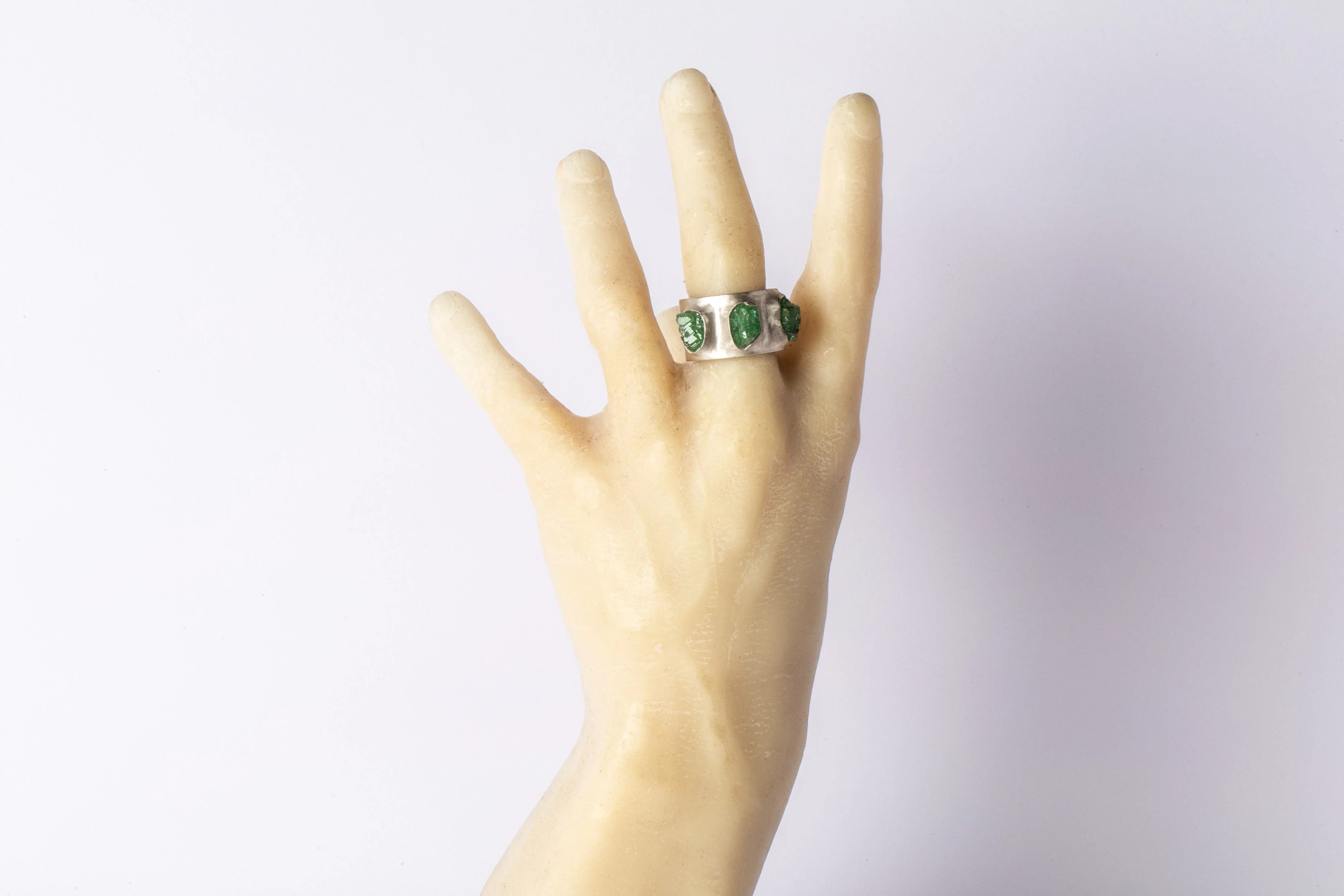 Sistema Ring (Terrestrial Surfaced, 3 Green Garnets) - Image 7