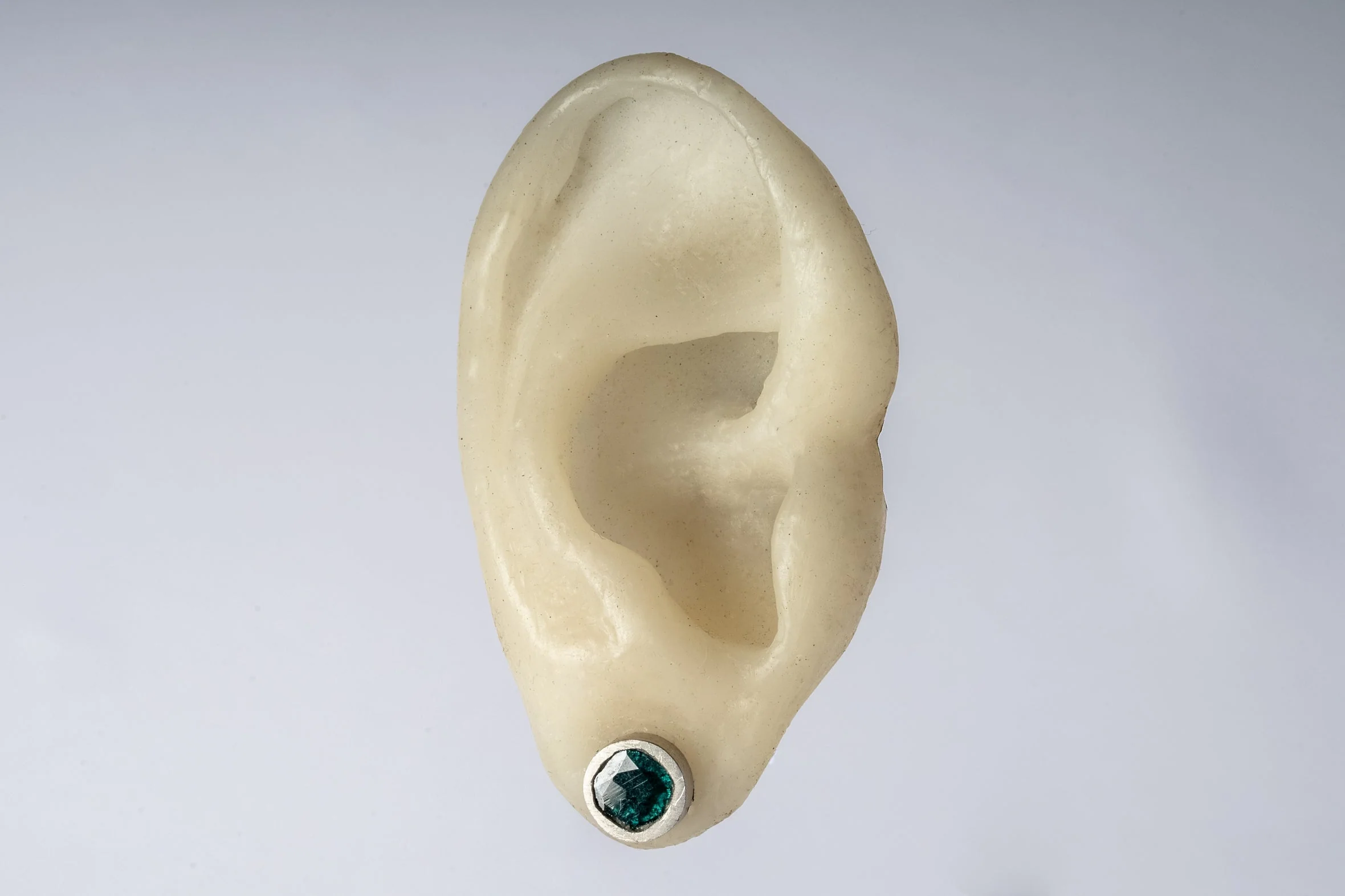 Stud Earring (0.2 CT, Blue Diamond Slab, MA+BDIA) - Image 2