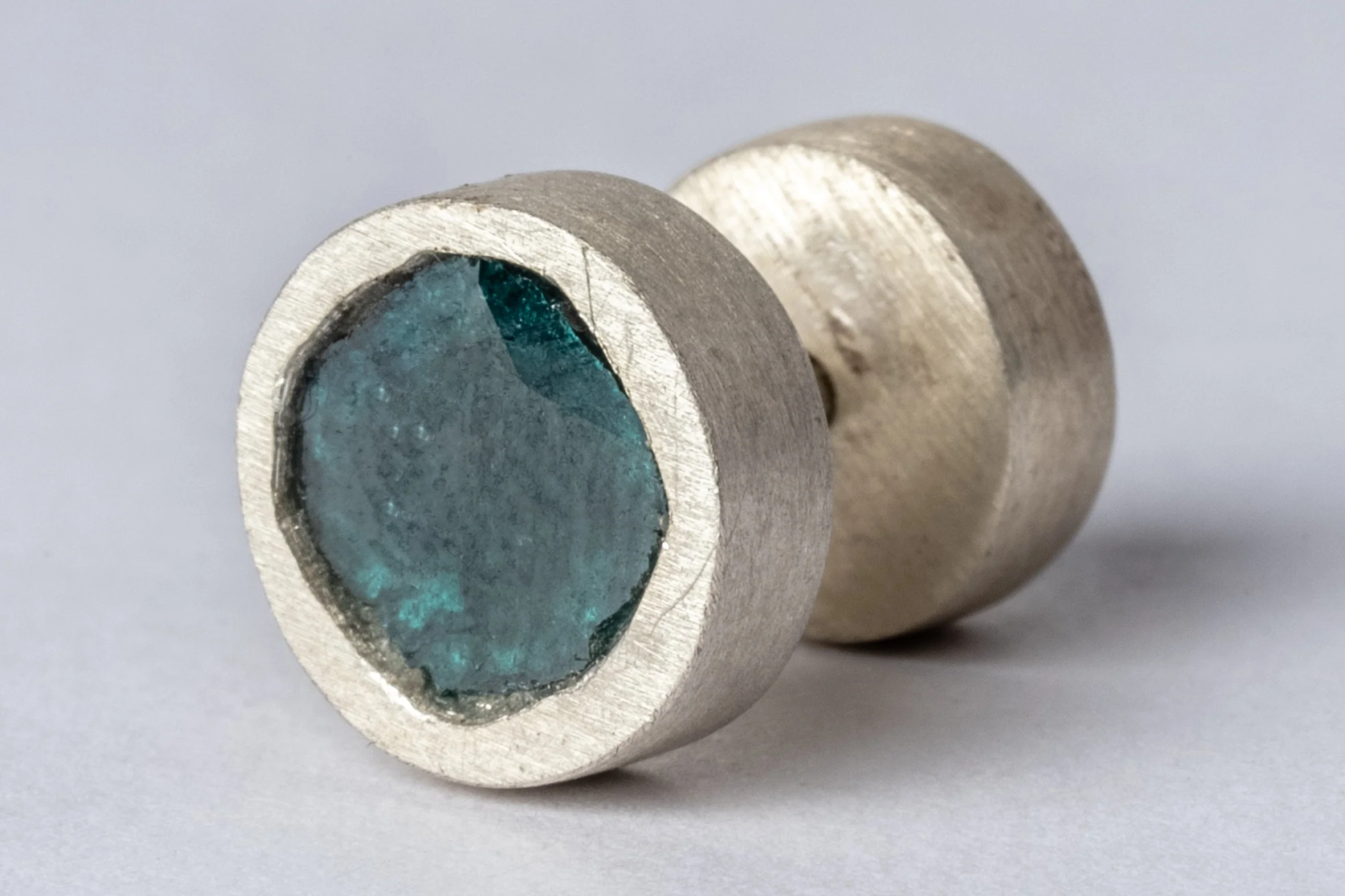 Stud Earring (0.2 CT, Blue Diamond Slab, MA+BDIA) - Image 3