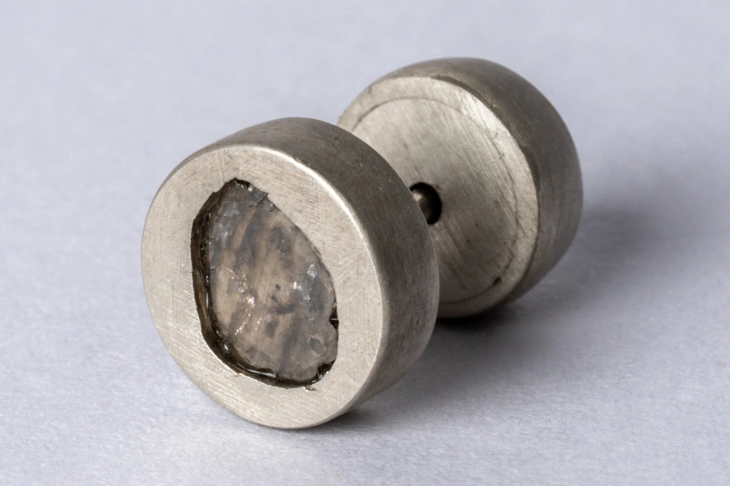Stud Earring (0.2 CT, Diamond Slab, DA+DIA) - Image 3