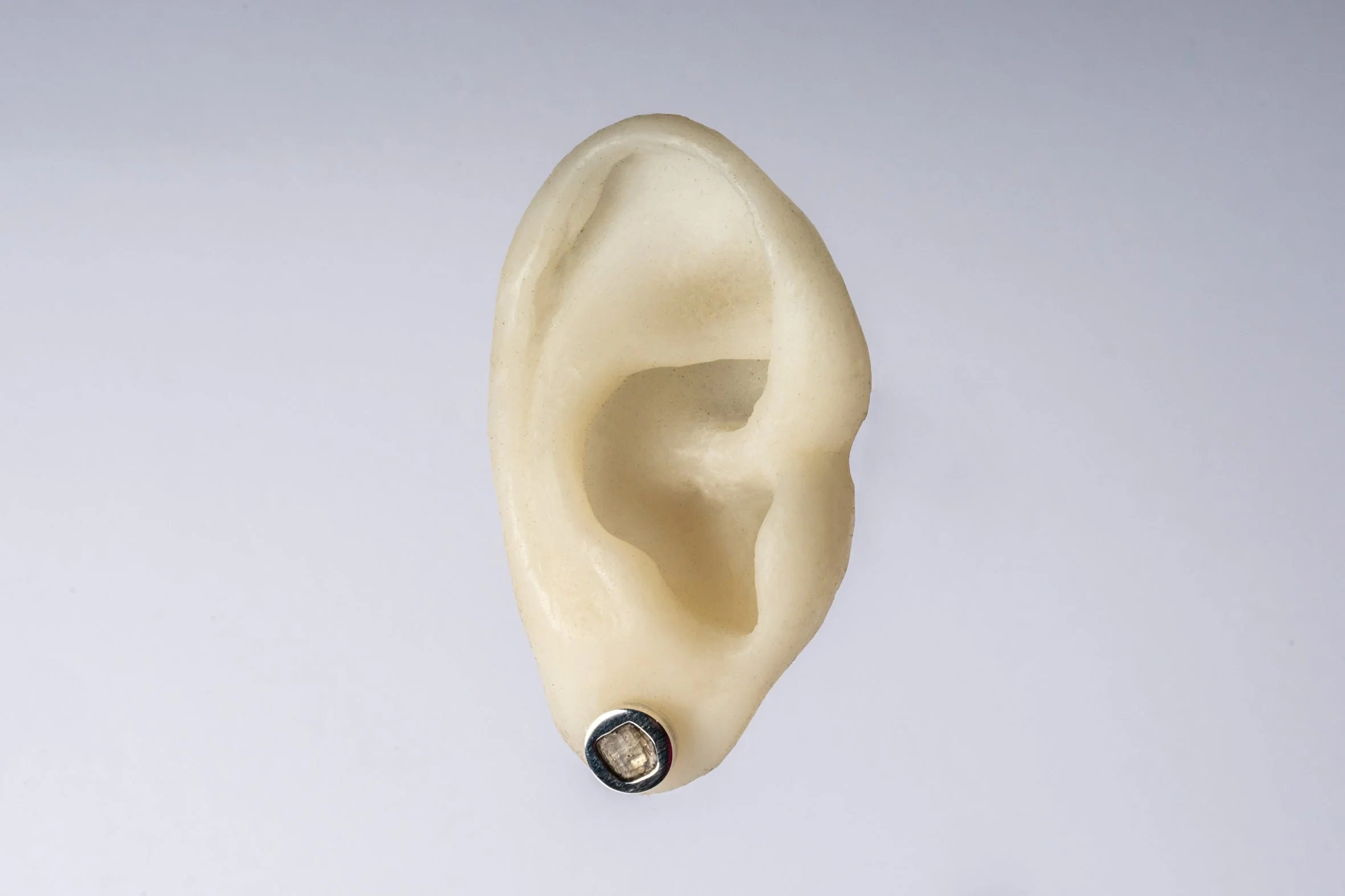 Stud Earring (0.2 CT, Diamond Slab, PA+DIA) - Image 2