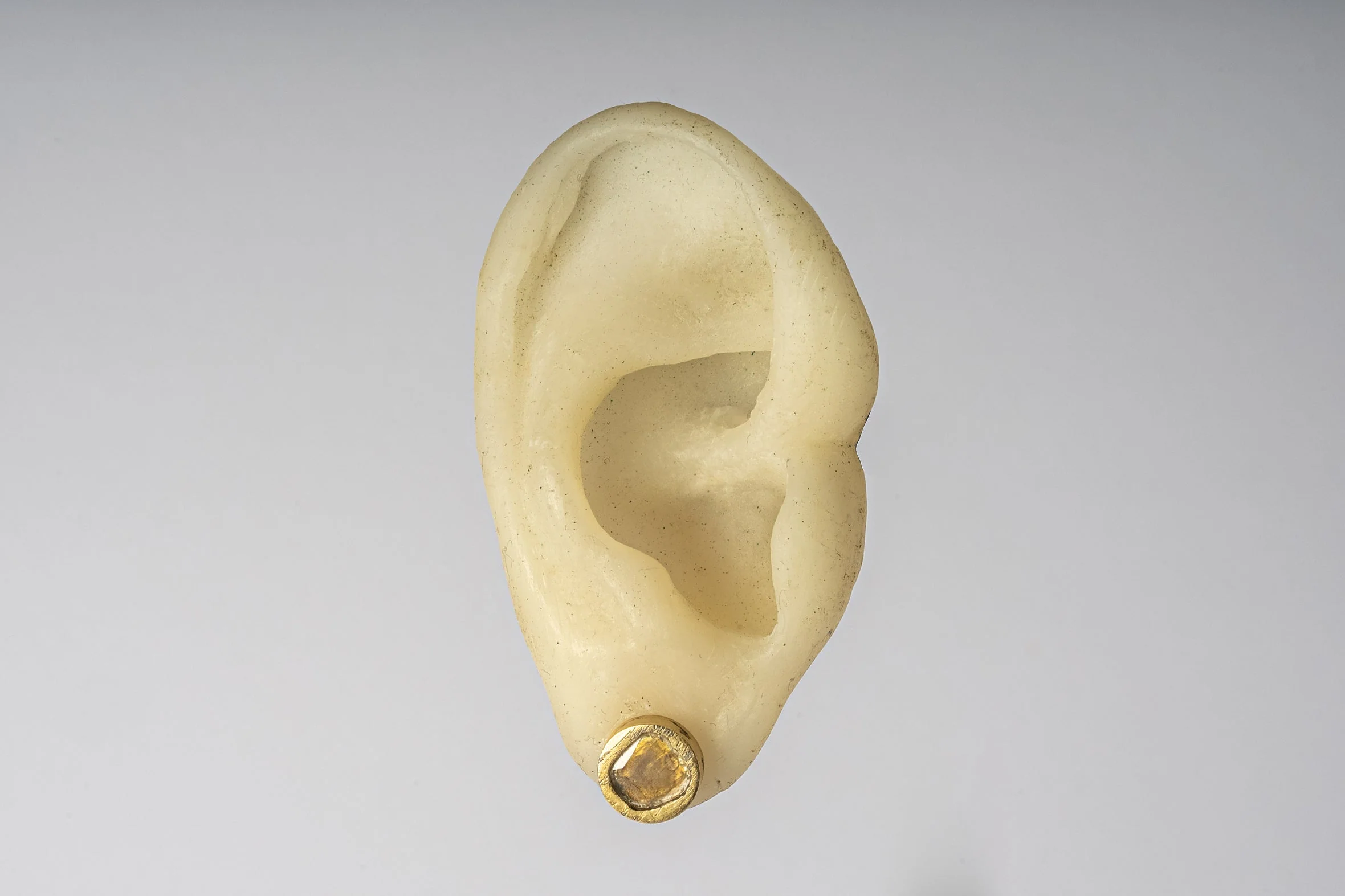 Stud Earring (0.4 CT, Diamond Slab, AGA+DIA) - Image 2
