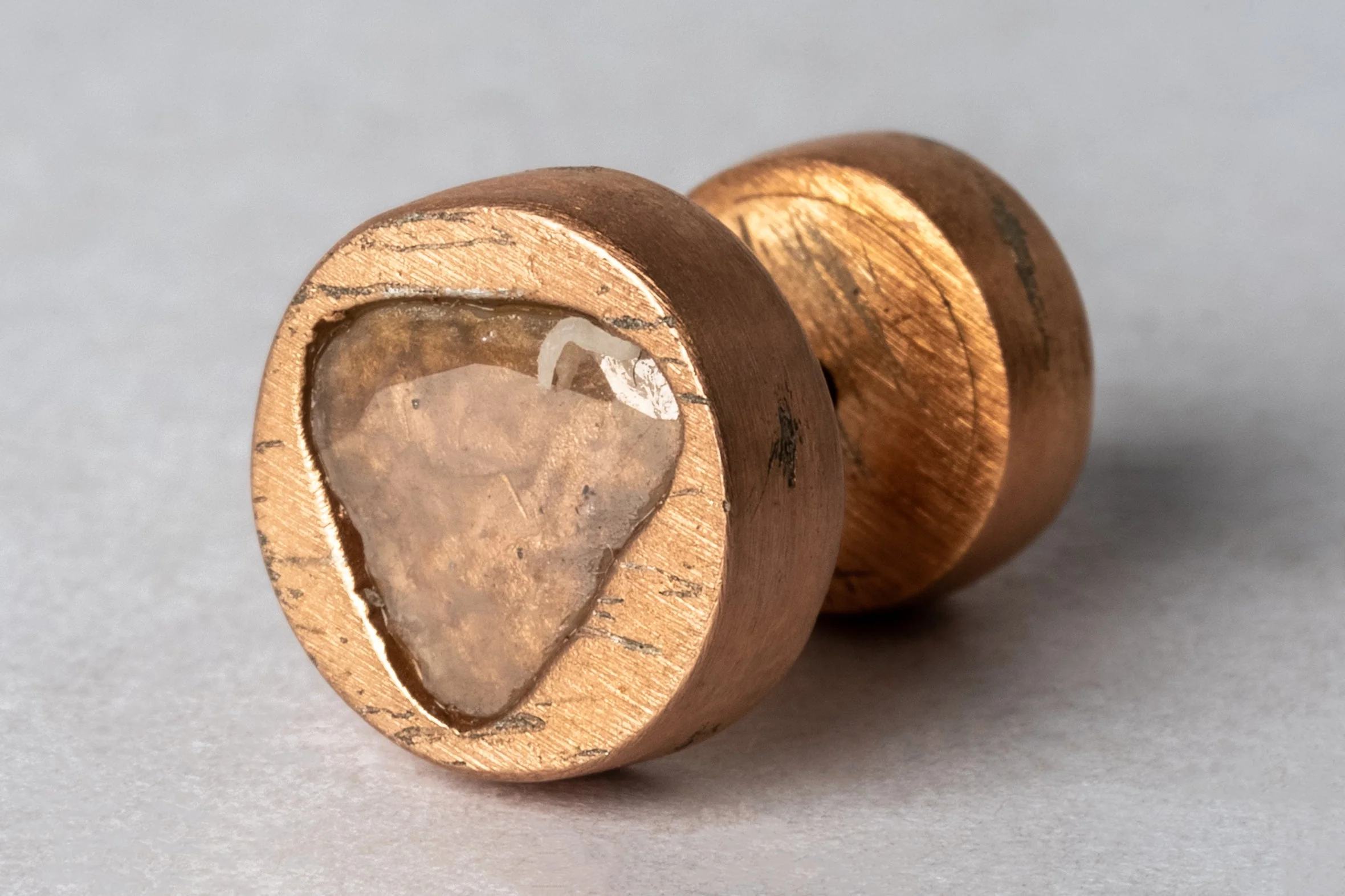 Stud Earring (0.4 CT, Diamond Slab, AMA+DIA) - Image 3