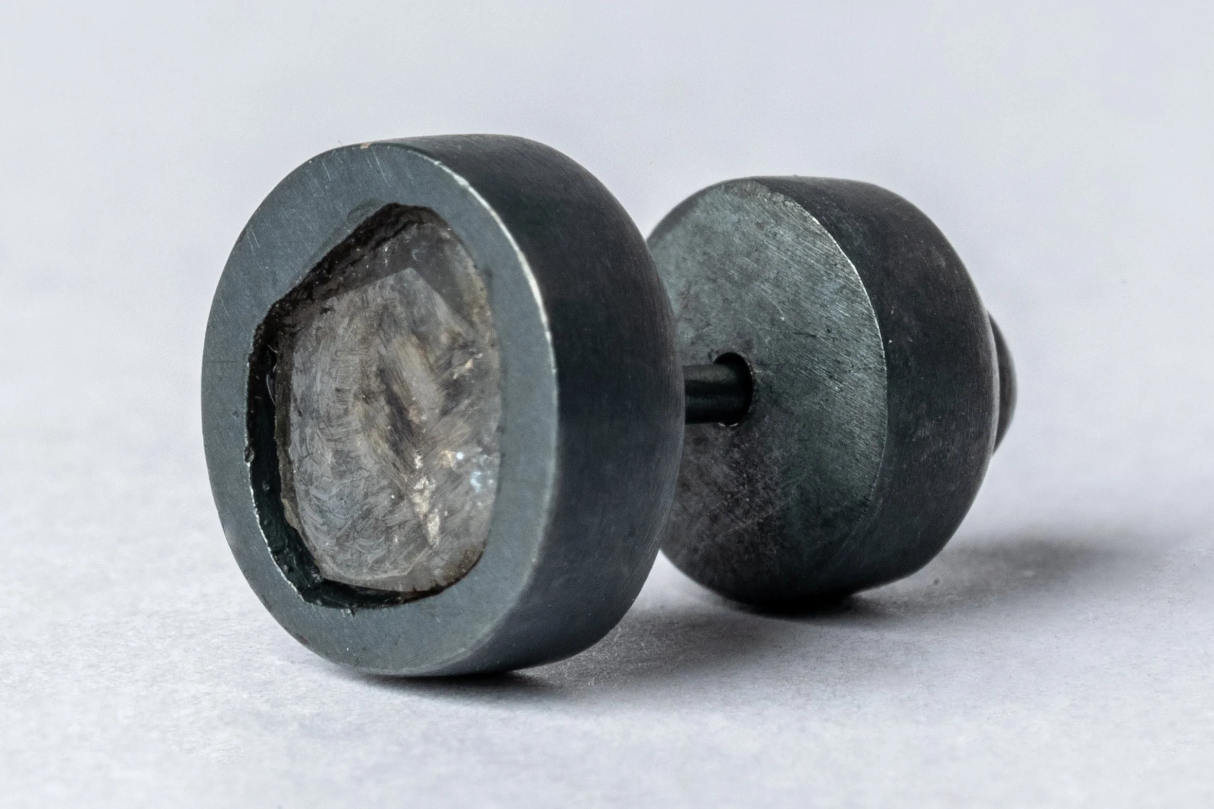 Stud Earring (0.4 CT, Diamond Slab, KA+DIA) - Image 3