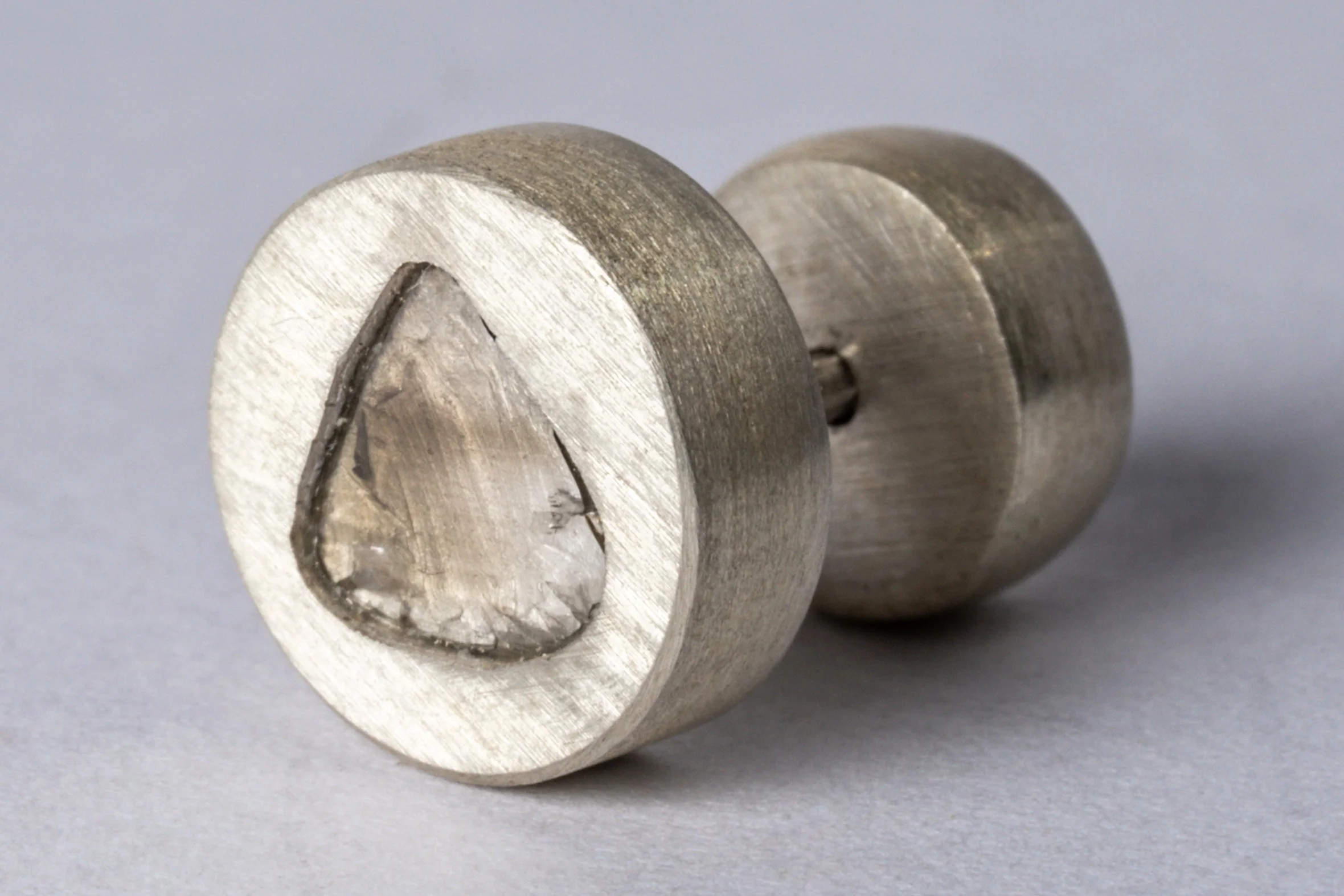 Stud Earring (0.4 CT, Diamond Slab, MA+DIA) - Image 3