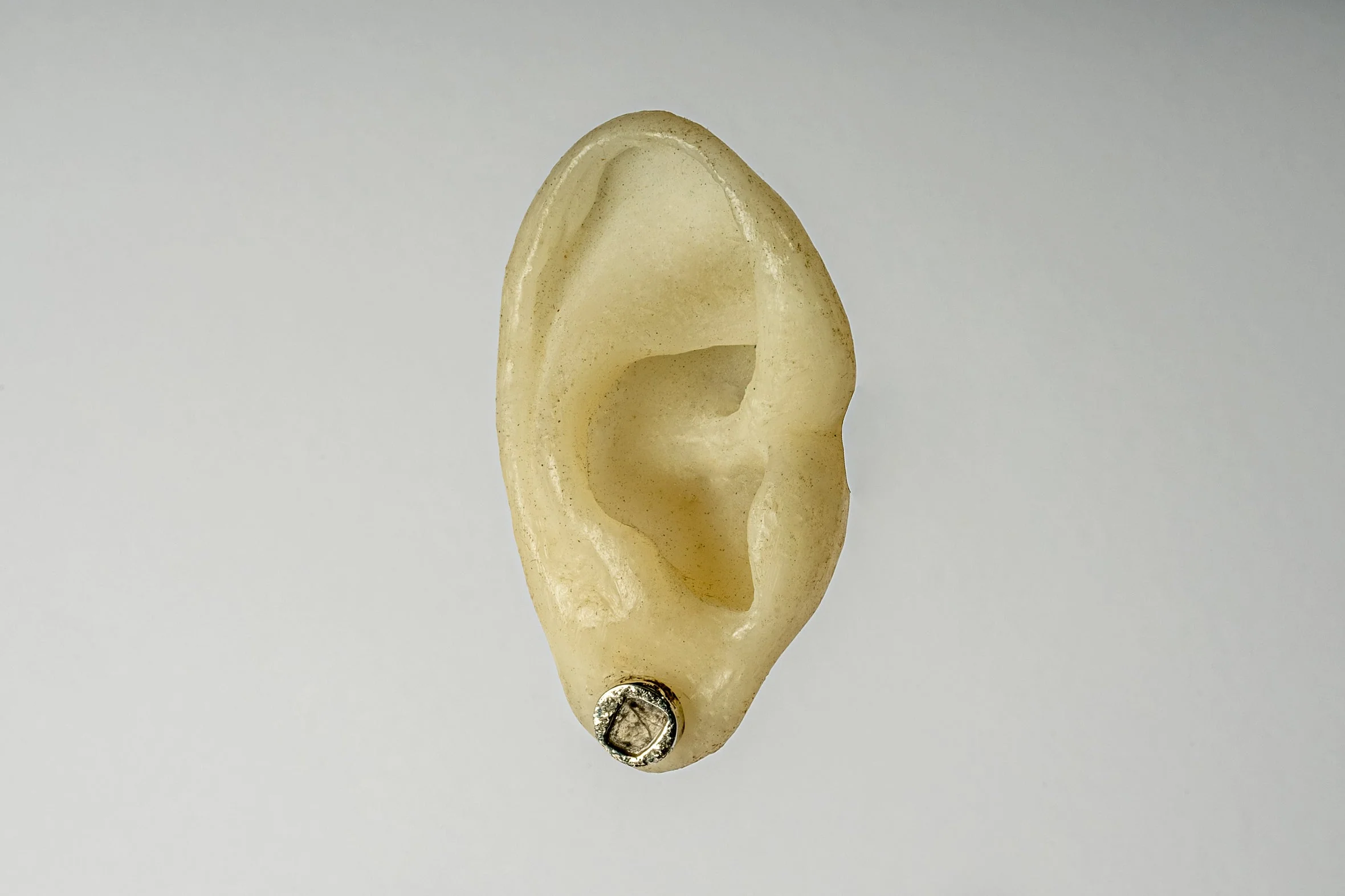 Stud Earring (Fuse, 0.2 CT, Diamond Slab, DA10KW+DIA) - Image 2