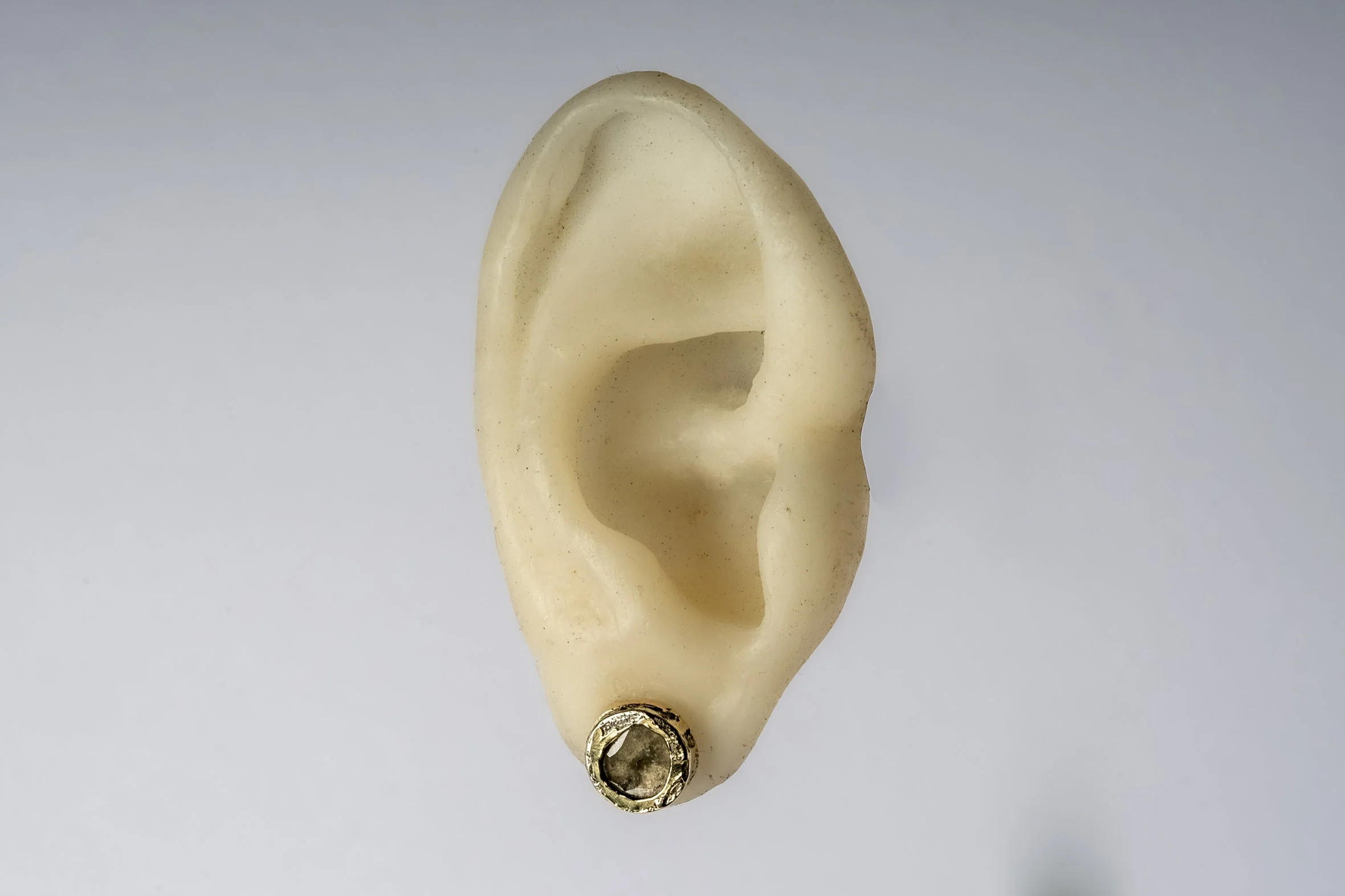 Stud Earring (Fuse, 0.4 CT, Diamond Slab, DA18K+DIA) - Image 2