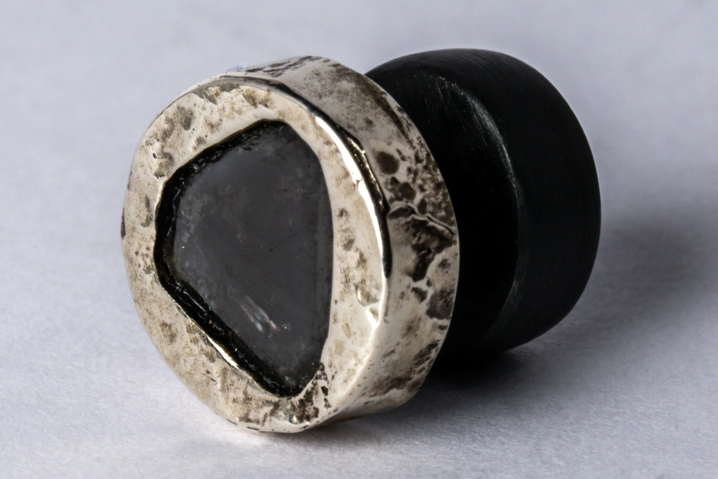 Stud Earring (Fuse, 0.6 CT, Diamond Slab, KA10KW+DIA) - Image 3