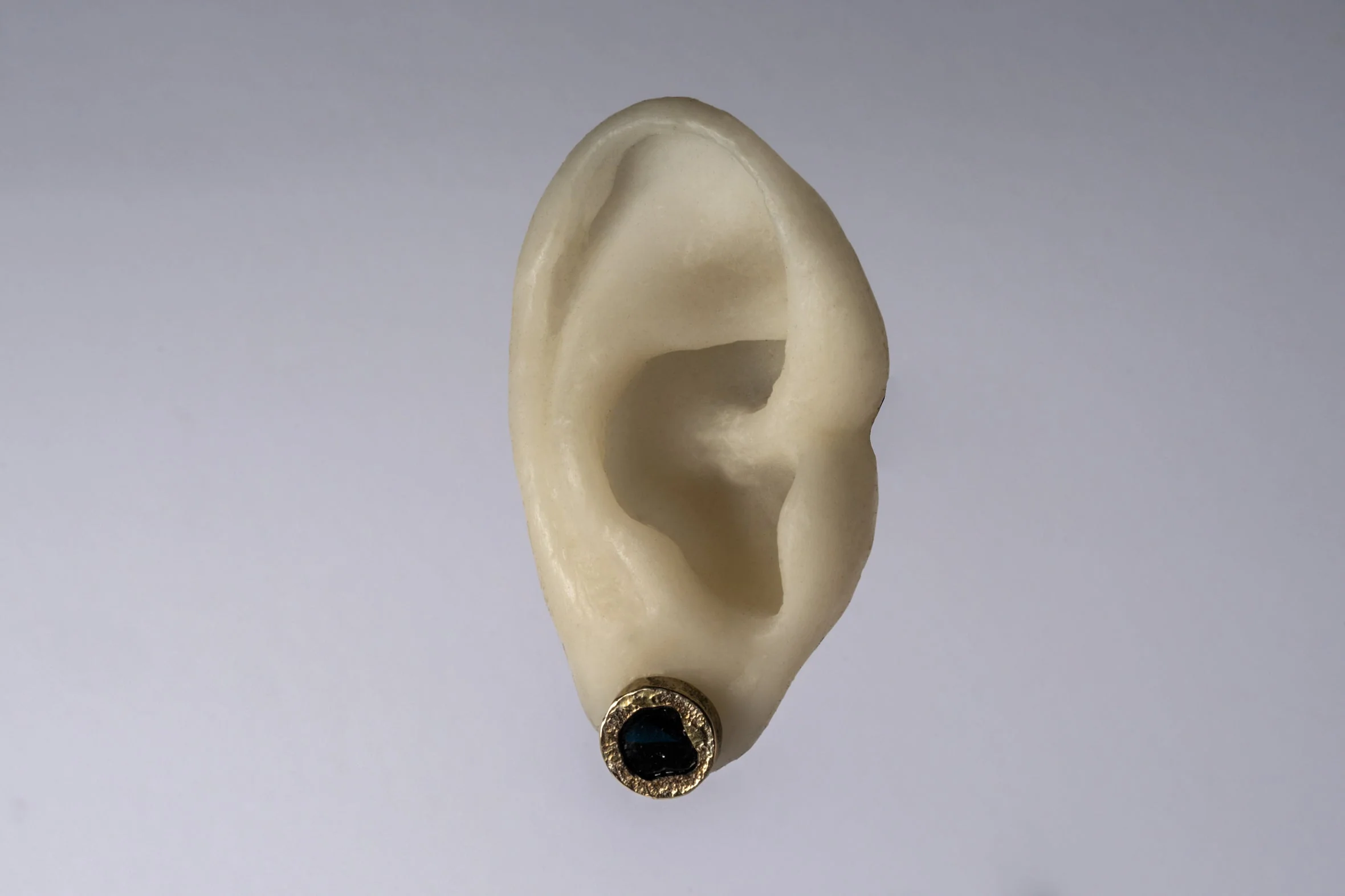 Stud Earring (Fuse, 0.6 CT, Diamond Slab, KA18K+DIA) - Image 2