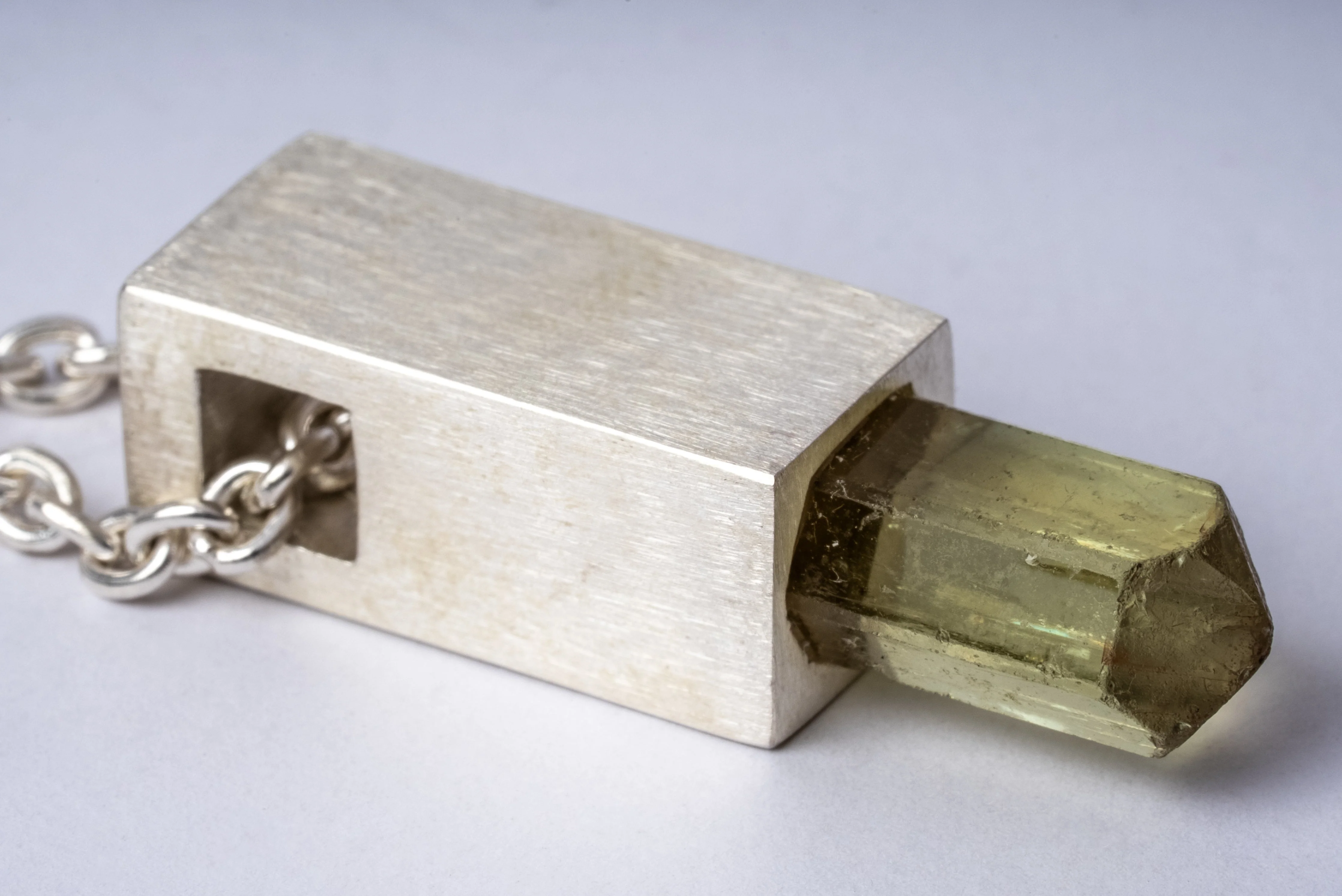 Talisman Cuboid Necklace (Apatite, MA+APA) - Image 2