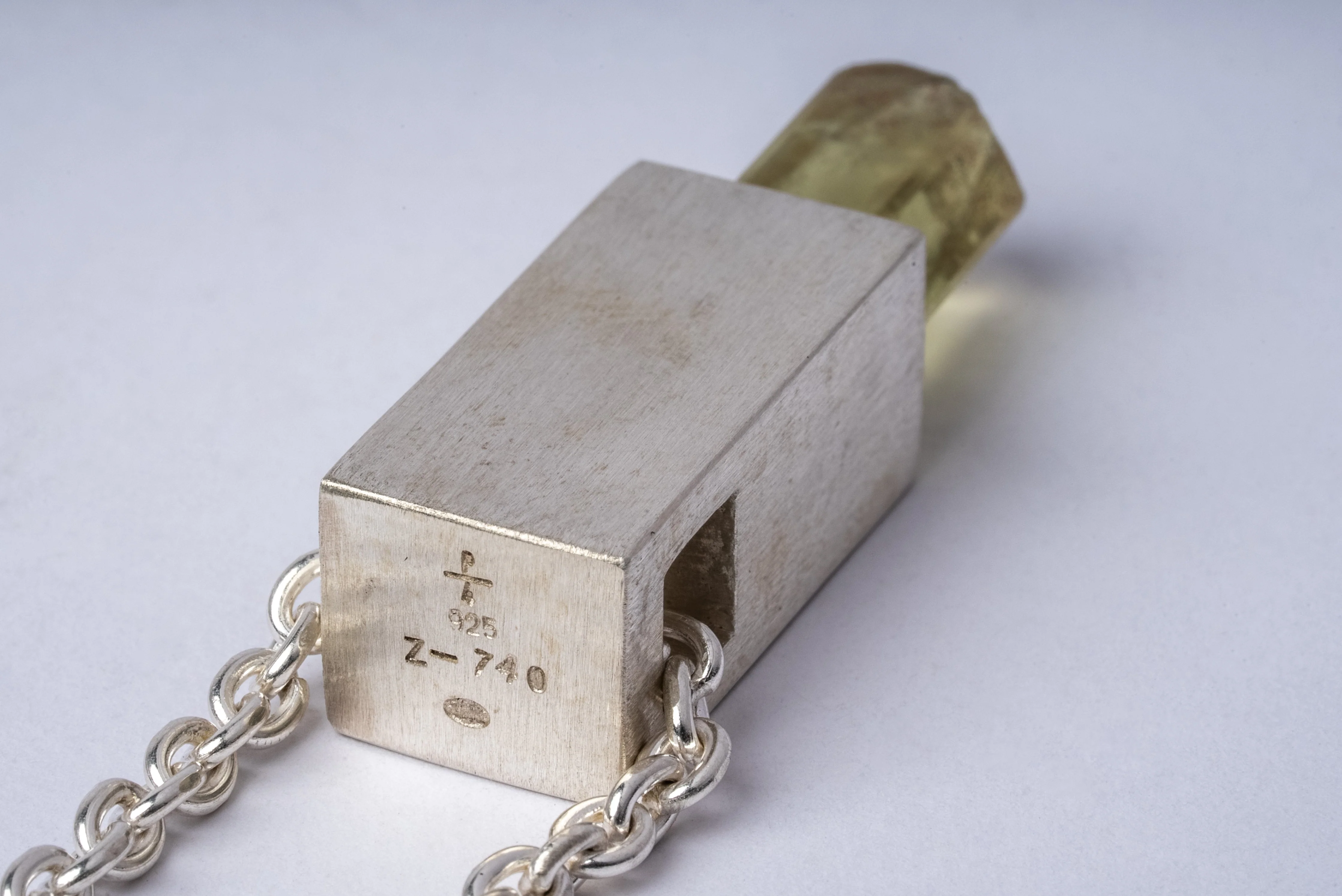 Talisman Cuboid Necklace (Apatite, MA+APA) - Image 3