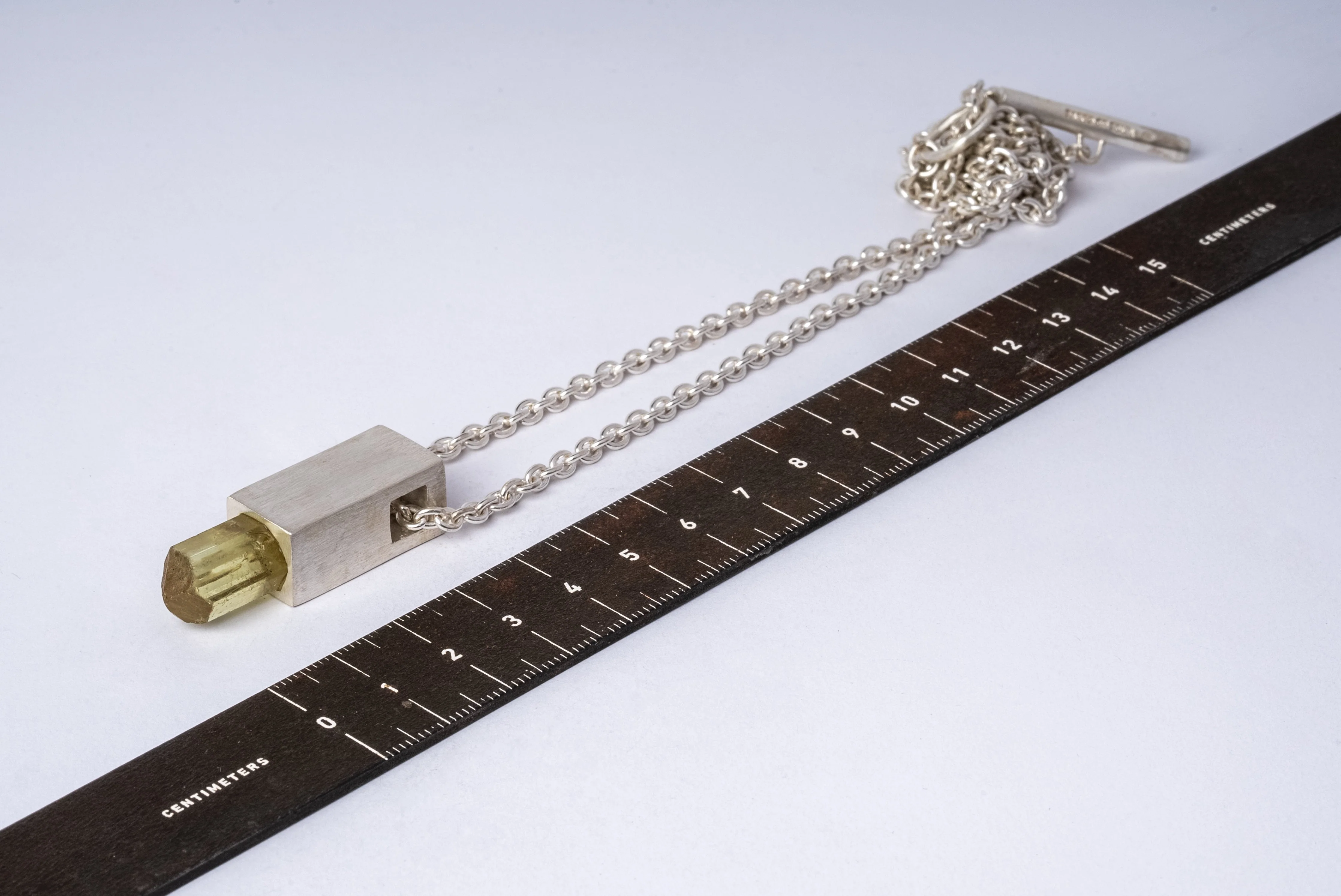Talisman Cuboid Necklace (Apatite, MA+APA) - Image 4